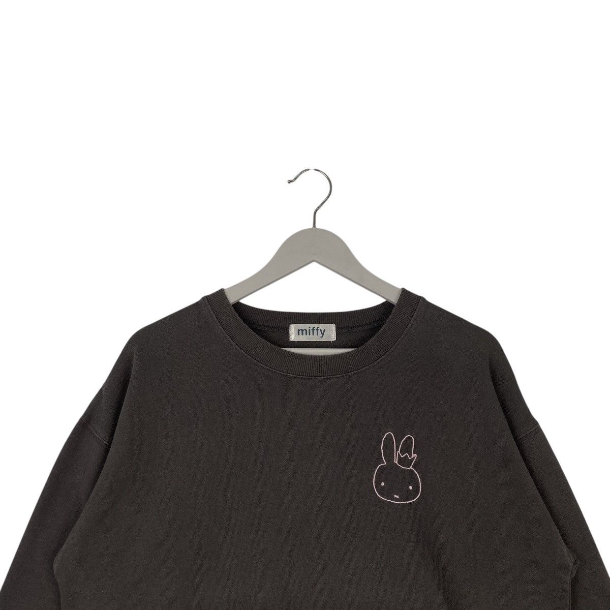 Designer × Vintage Vintage Miffy A Young Rabbit Crewneck Sweatshirt Black Size M / US 6-8 / IT 42-44 - 4 Thumbnail