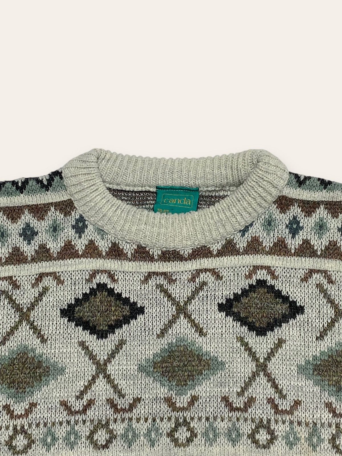 Vintage Vintage CANDA Crazy Beautiful Sweater Warm Winter Size US M / EU 48-50 / 2 - 2 Thumbnail