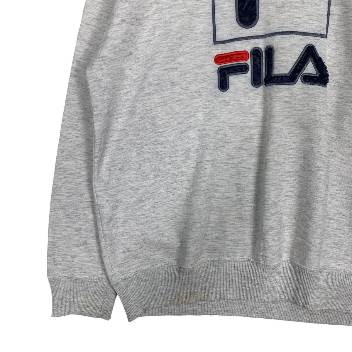 Fila FILA Big Logo Sweatshirt #0509-C23 Size US L / EU 52-54 / 3 - 3 Thumbnail