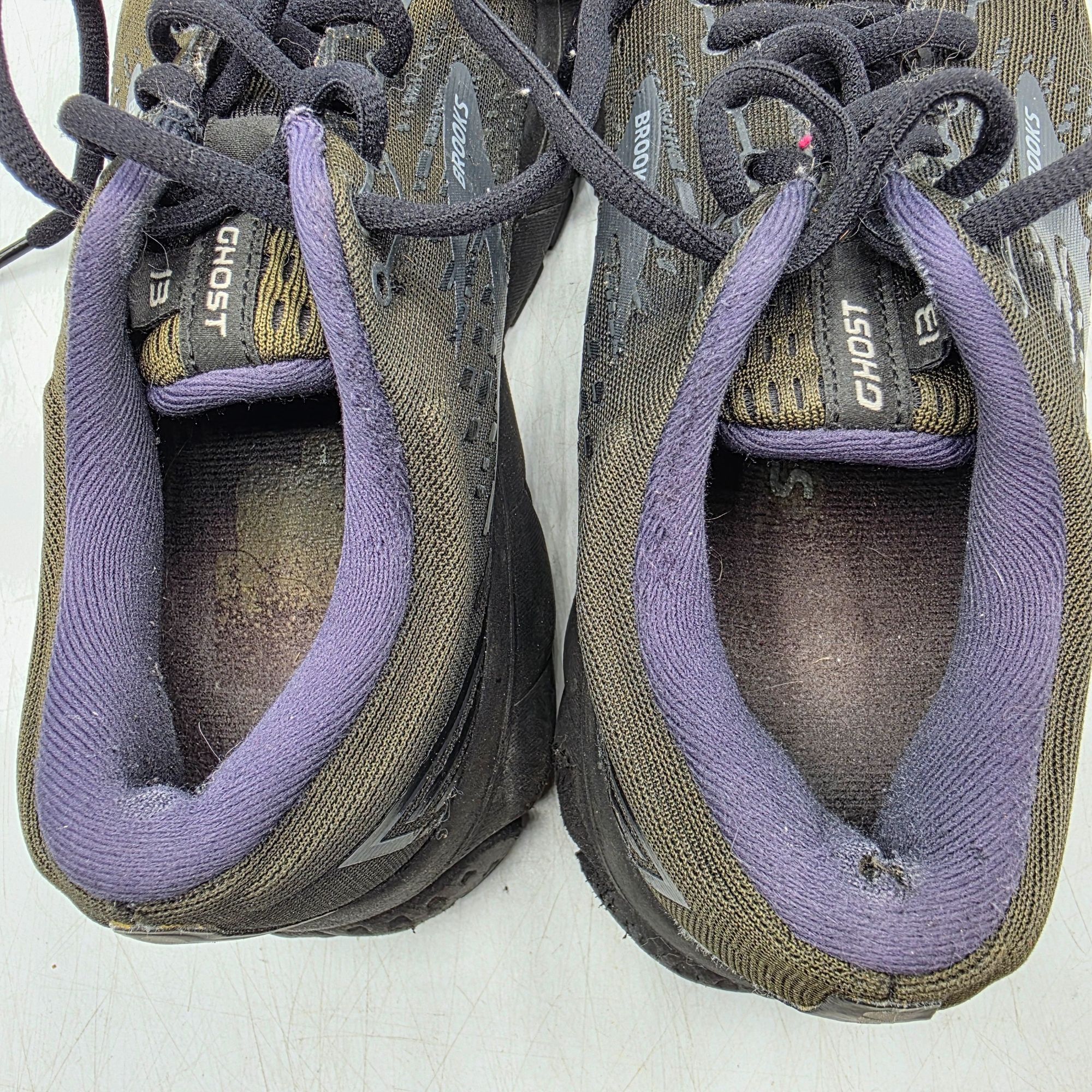 Brooks Brooks Ghost 13 Womens Size 6 Black Purple Athletic Shoes Wa Size US 6 / IT 36 - 5 Thumbnail