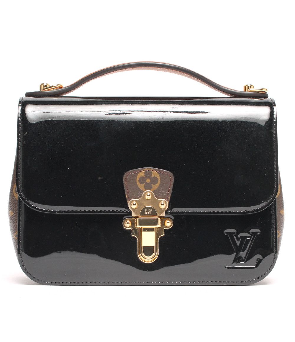 image of Louis Vuitton Cherrywood Pm Monogram Vernis Black, Women's