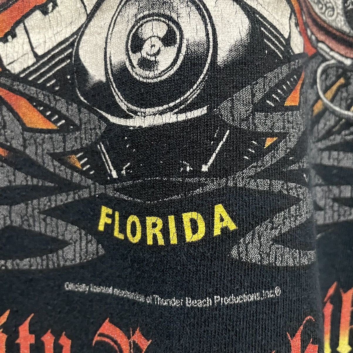 Vintage × West Coast Choppers Vintage 2009 Panama City Beach Bike Week Thunder Beach Tee Size US L / EU 52-54 / 3 - 3 Thumbnail