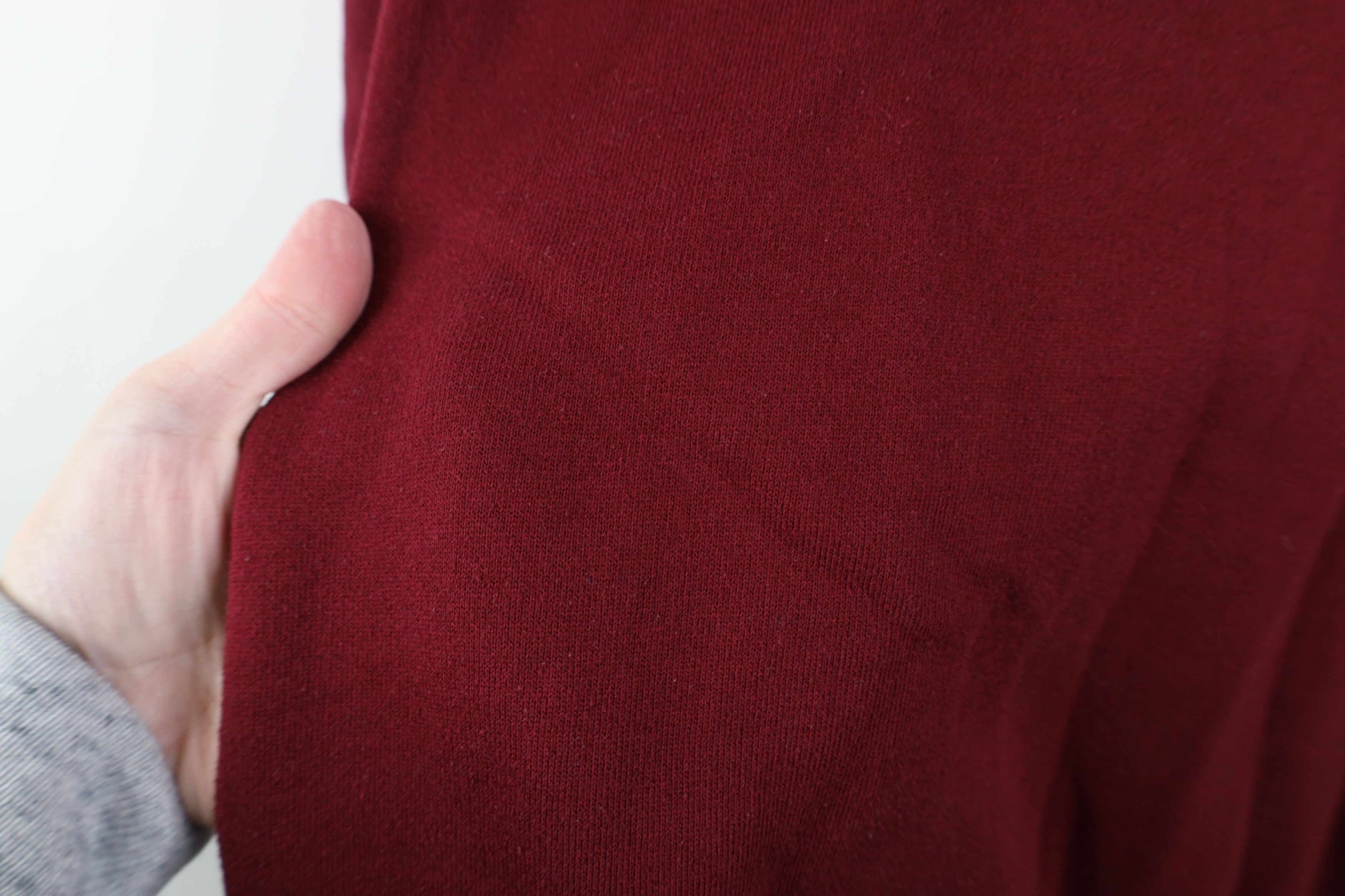 Vintage Vintage 90s Y2K Streetwear Heavyweight Hoodie Sweatshirt Red Size US XL / EU 56 / 4 - 10 Thumbnail