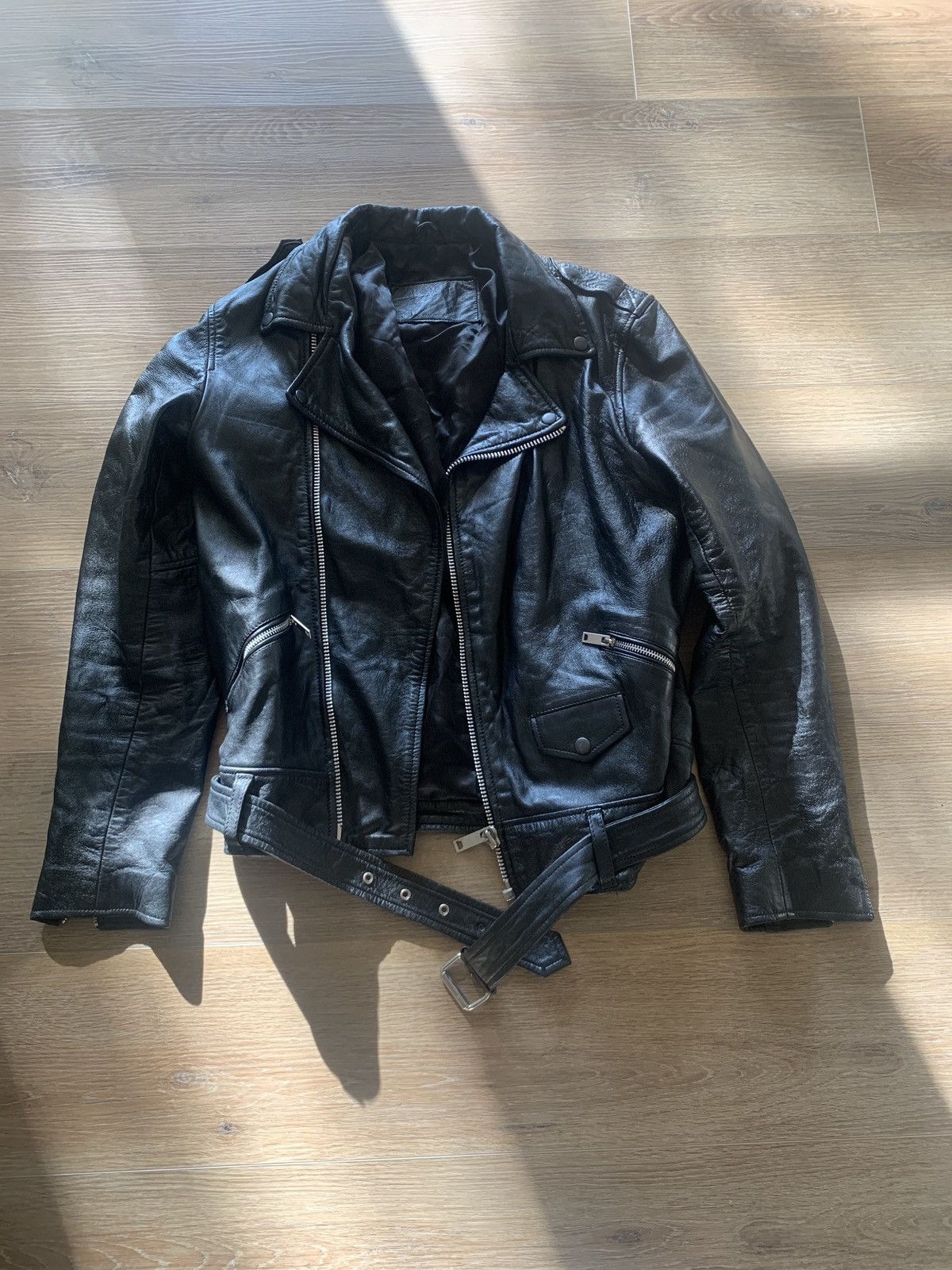 Kollar Clothing Kollar Clothing Classic Matte Leather Biker Jacket Size US L / EU 52-54 / 3 - 4 Thumbnail