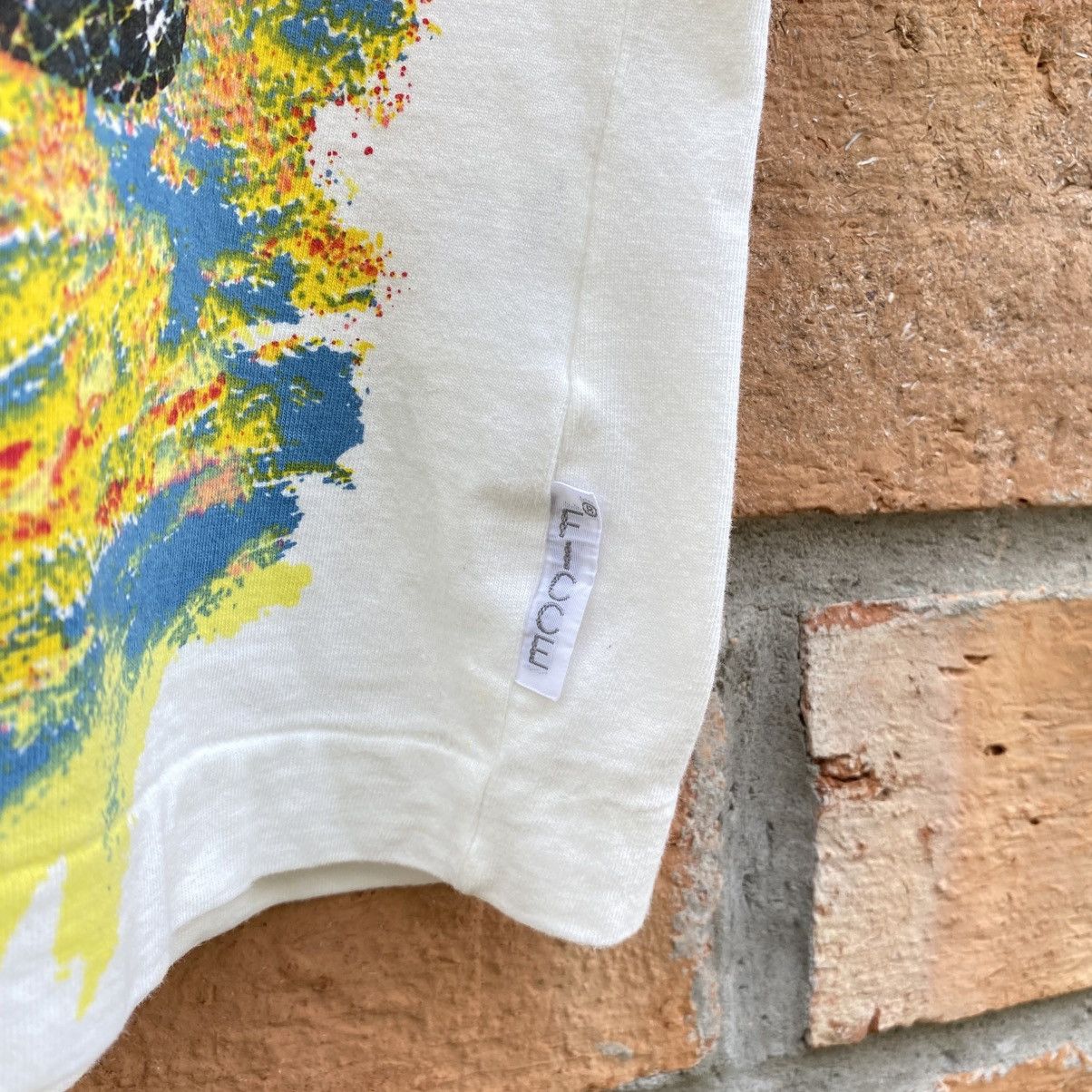 Yoshiyuki Konishi Ficce White Tee with Color Splash Print Size US M / EU 48-50 / 2 - 5 Thumbnail