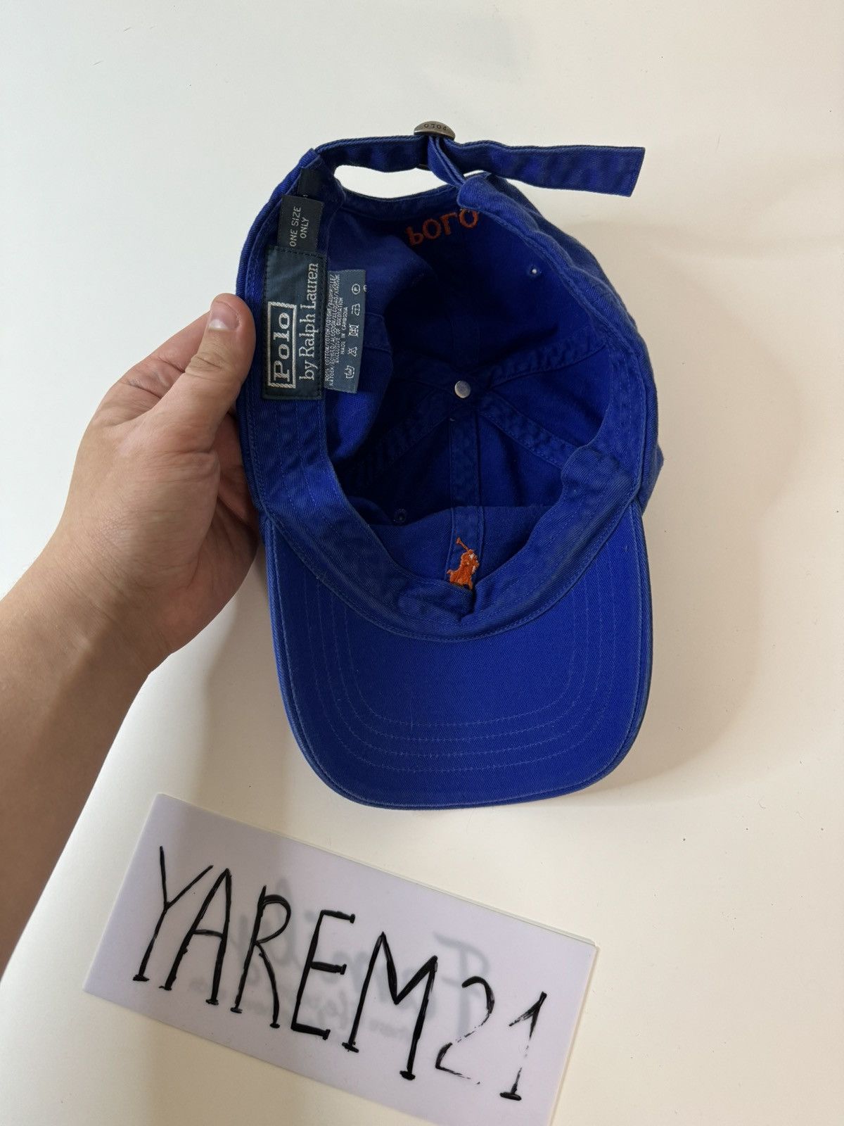 Vintage Polo Ralph Lauren vintage cap hat Size ONE SIZE - 7 Thumbnail
