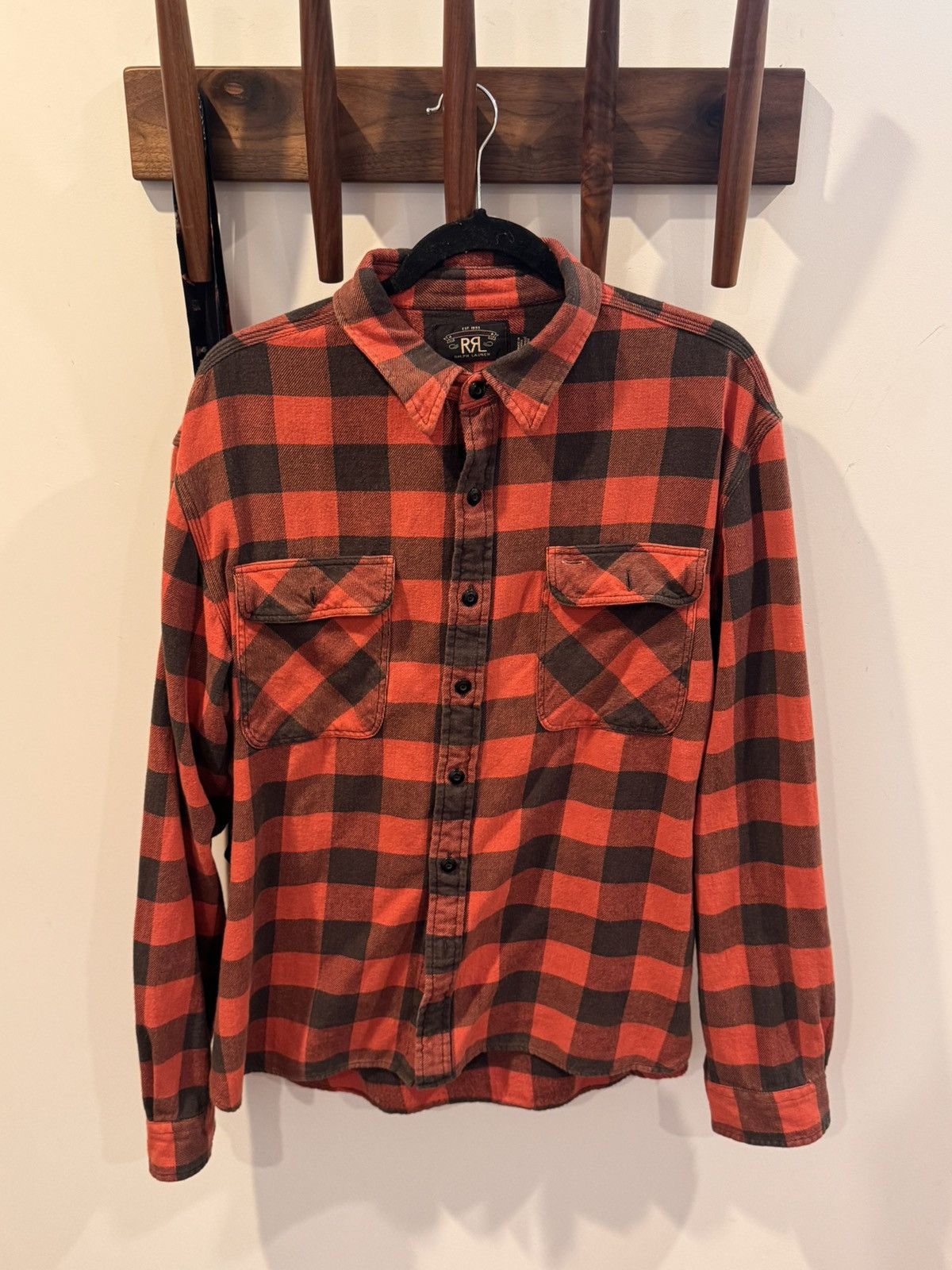 RRL Ralph Lauren RRL Double RL Heavy Twill Workshirt Size US XL / EU 56 / 4 - 1 Thumbnail
