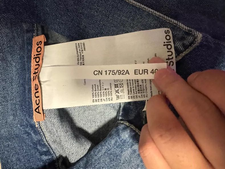 Acne Studios acne studios Bat-sleeve denim jacket 2504-Nextarrow Size US XXS / EU 40 - 3 Thumbnail
