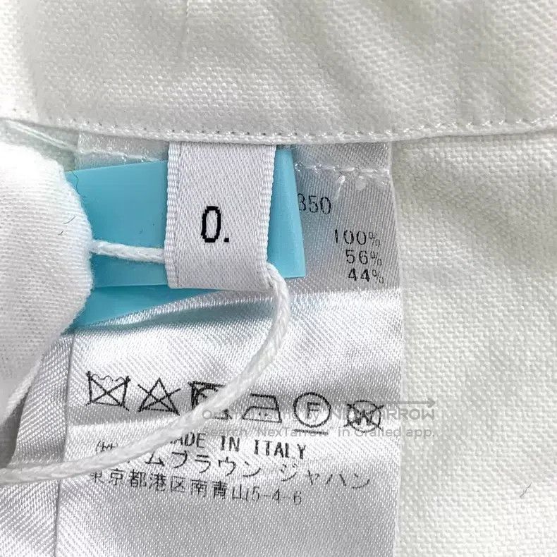 Thom Browne Thom Browne White long-sleeved shirt Size US XS / EU 42 / 0 - 8 Thumbnail