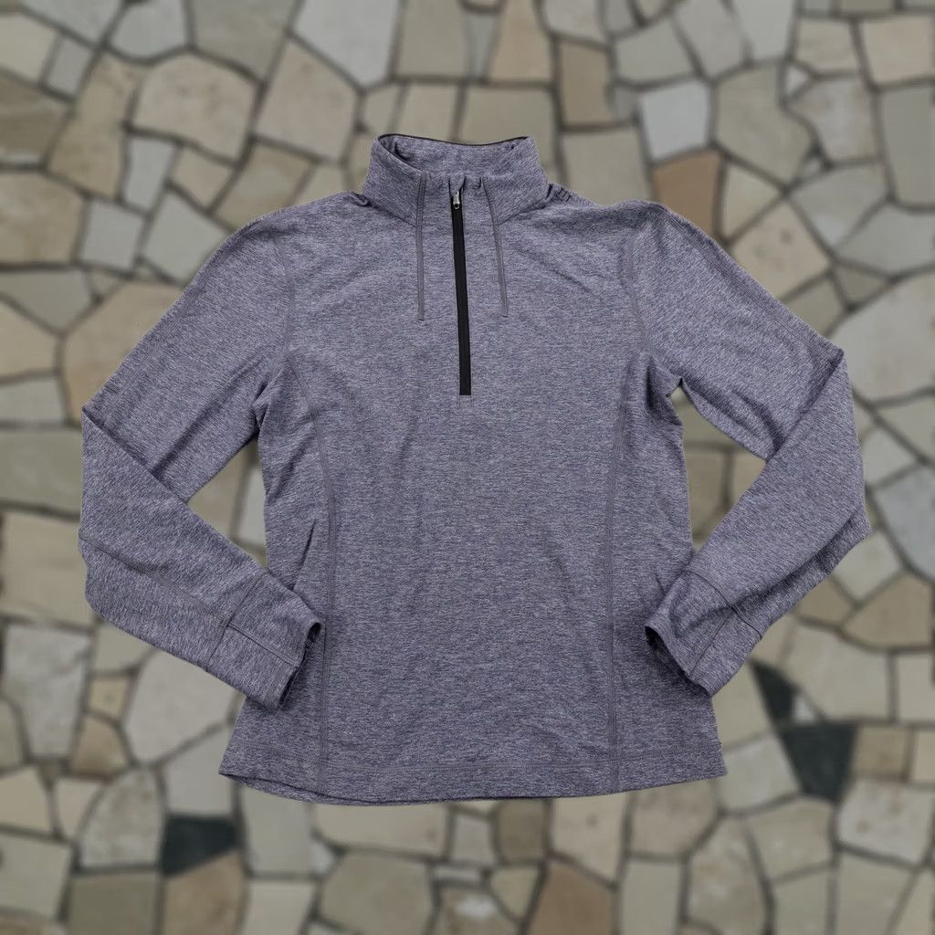 Lululemon Lululemon Shirt Womens M Heather Blue Surge 1/2 Zip Pullover Performance Sweater Size M / US 6-8 / IT 42-44 - 1 Thumbnail