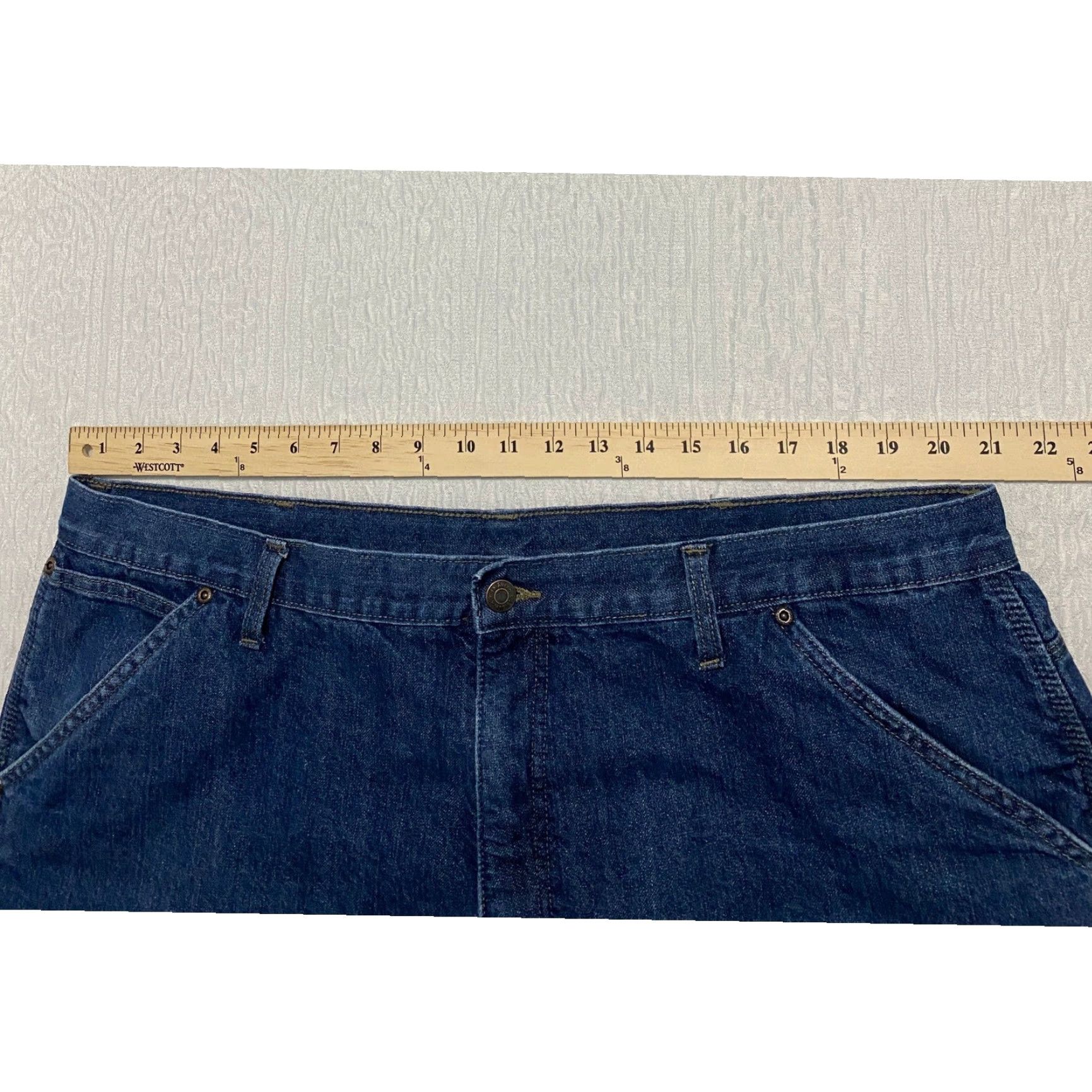Wrangler Wrangler Carpenter Jeans Mens 42x30 Denim Fleece Lined Workwear Relaxed Size US 42 / EU 58 - 6 Thumbnail