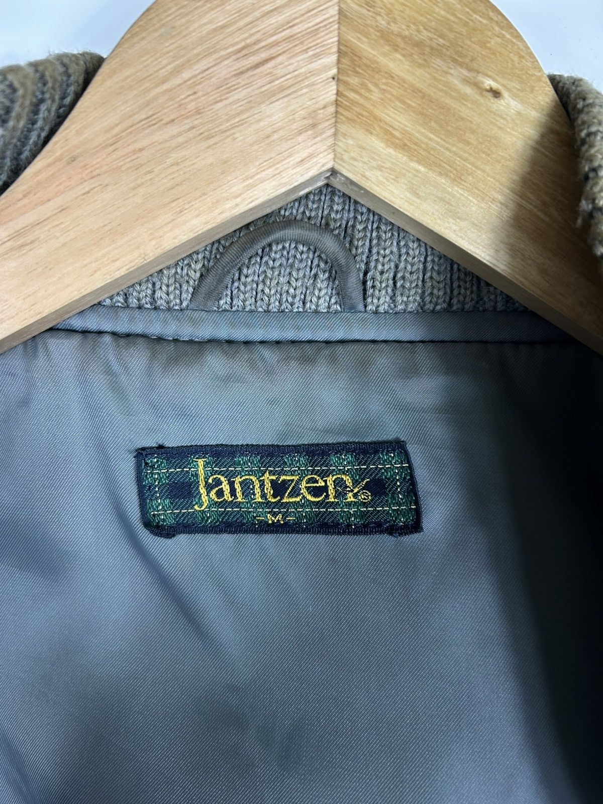 Leather × Vintage ⚡️Vintage Jantzen Leather Varsity Jacket Size US M / EU 48-50 / 2 - 10 Thumbnail