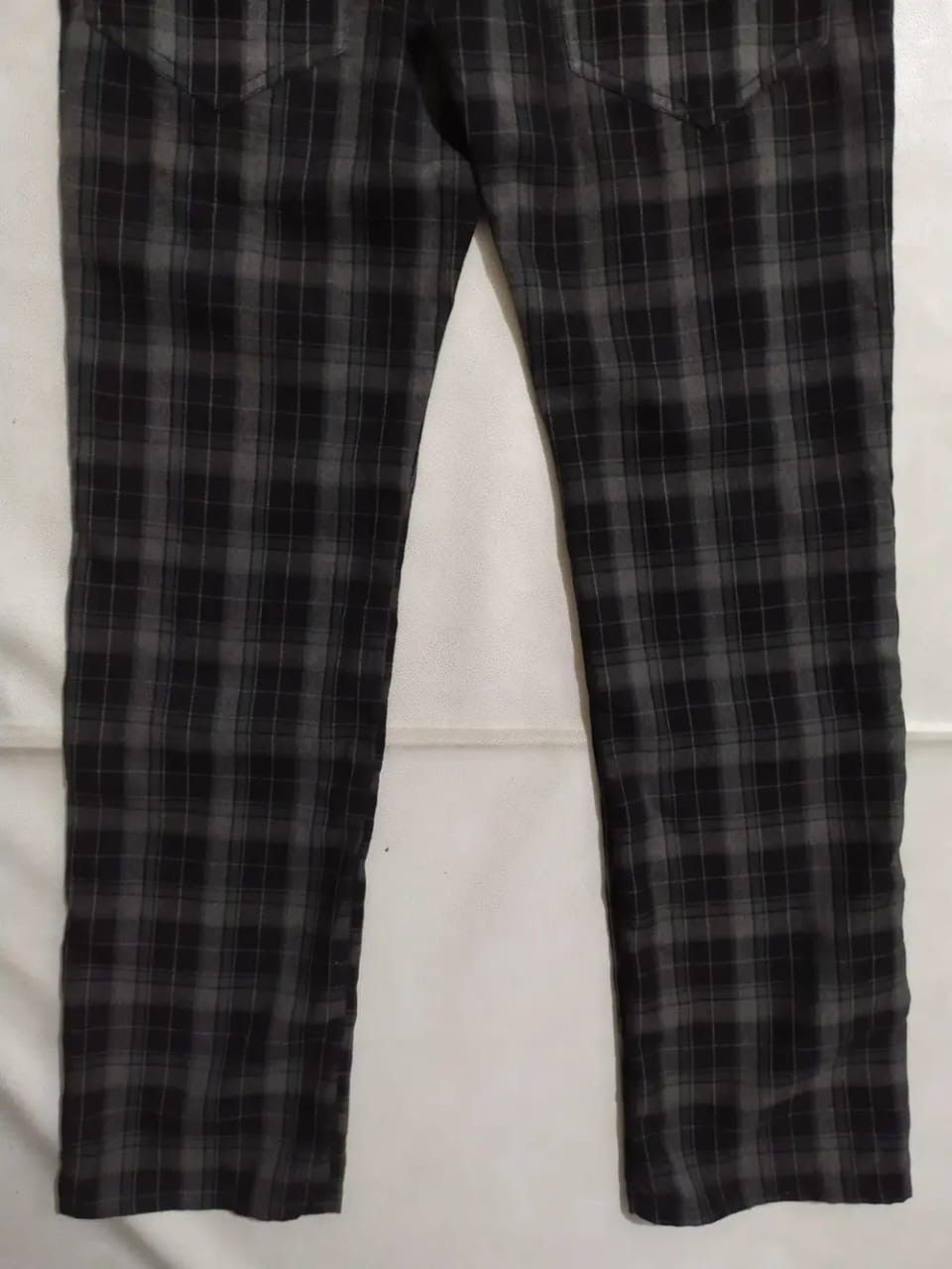 Japanese Brand Japanese Rag Out Checkered Double Waist Pants Size US 31 - 6 Thumbnail