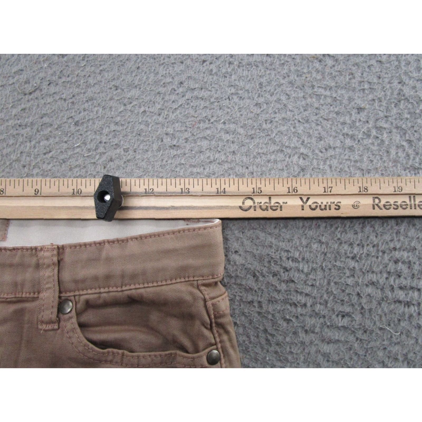 Denime Easel Jeans Skinny Fit Denim Beige Size M Womens Stretch 5-Pocket Design Vintage No Size 32" / US 10 / IT 46 - 6 Thumbnail