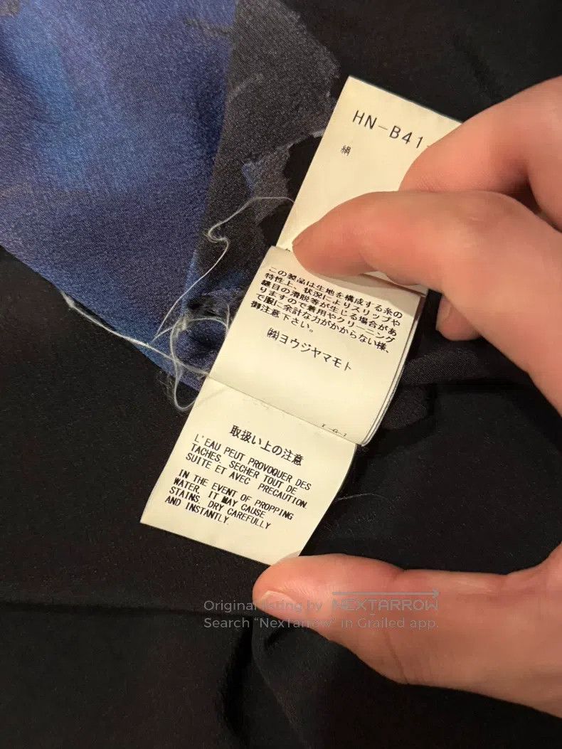 Yohji Yamamoto Yohji Yamamoto 2020SS Show Hand in Hand Silk Shirt Size US L / EU 52-54 / 3 - 7 Thumbnail
