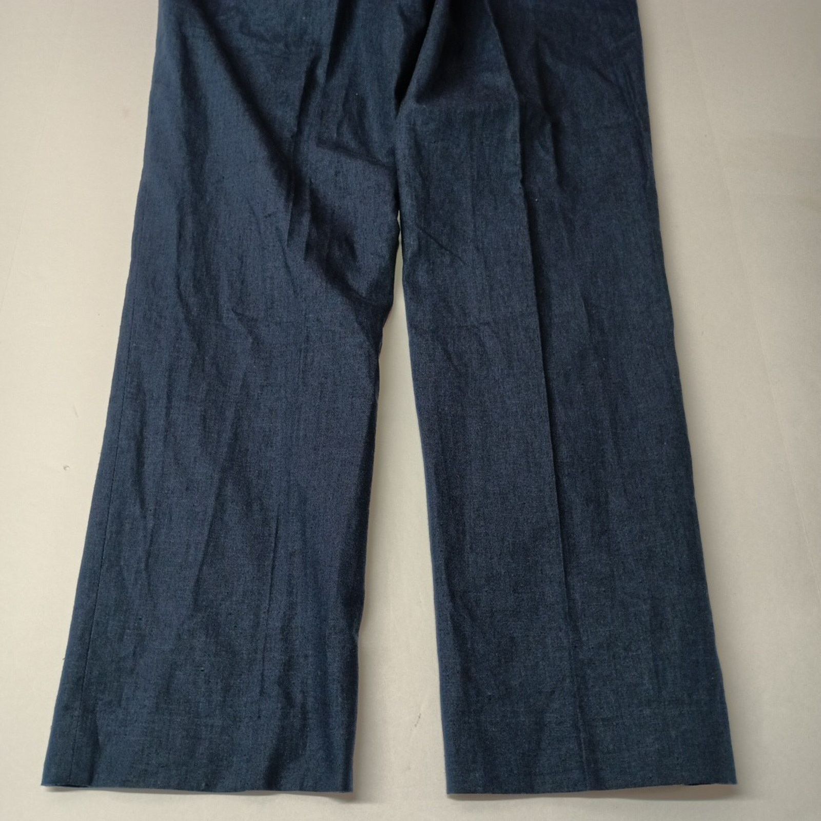 Stafford Stafford Classic Fit Blue Linen Dress Pants Men's Size 32x30 Size US 32 / EU 48 - 6 Thumbnail
