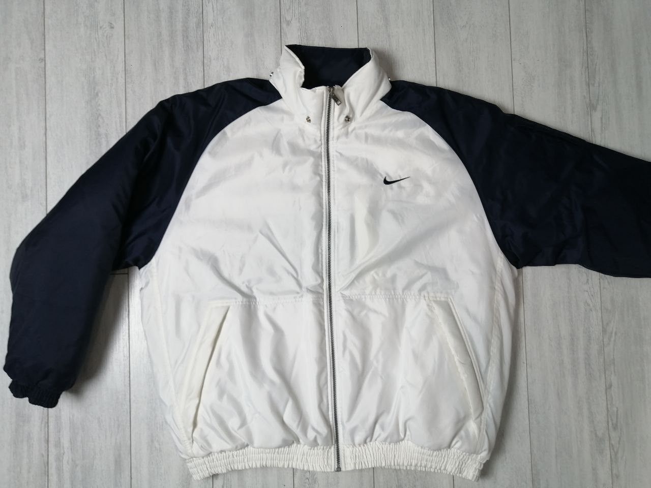 Nike × Vintage Vintage 90's Nike Swoosh Y2K Winter Jacket Size XL Size US XL / EU 56 / 4 - 7 Thumbnail
