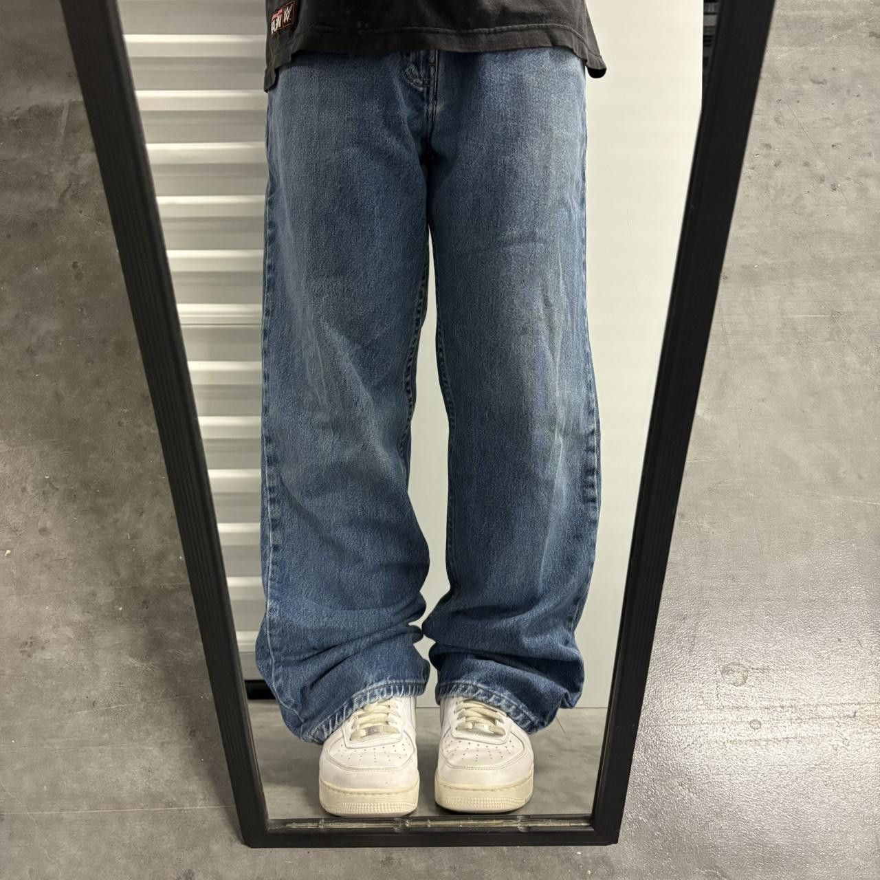 Vintage Crazy Vintage Y2K/2000s Baggy Workwear Style Medium Wash Denim Jeans! Size US 38 / EU 54 - 1 Thumbnail