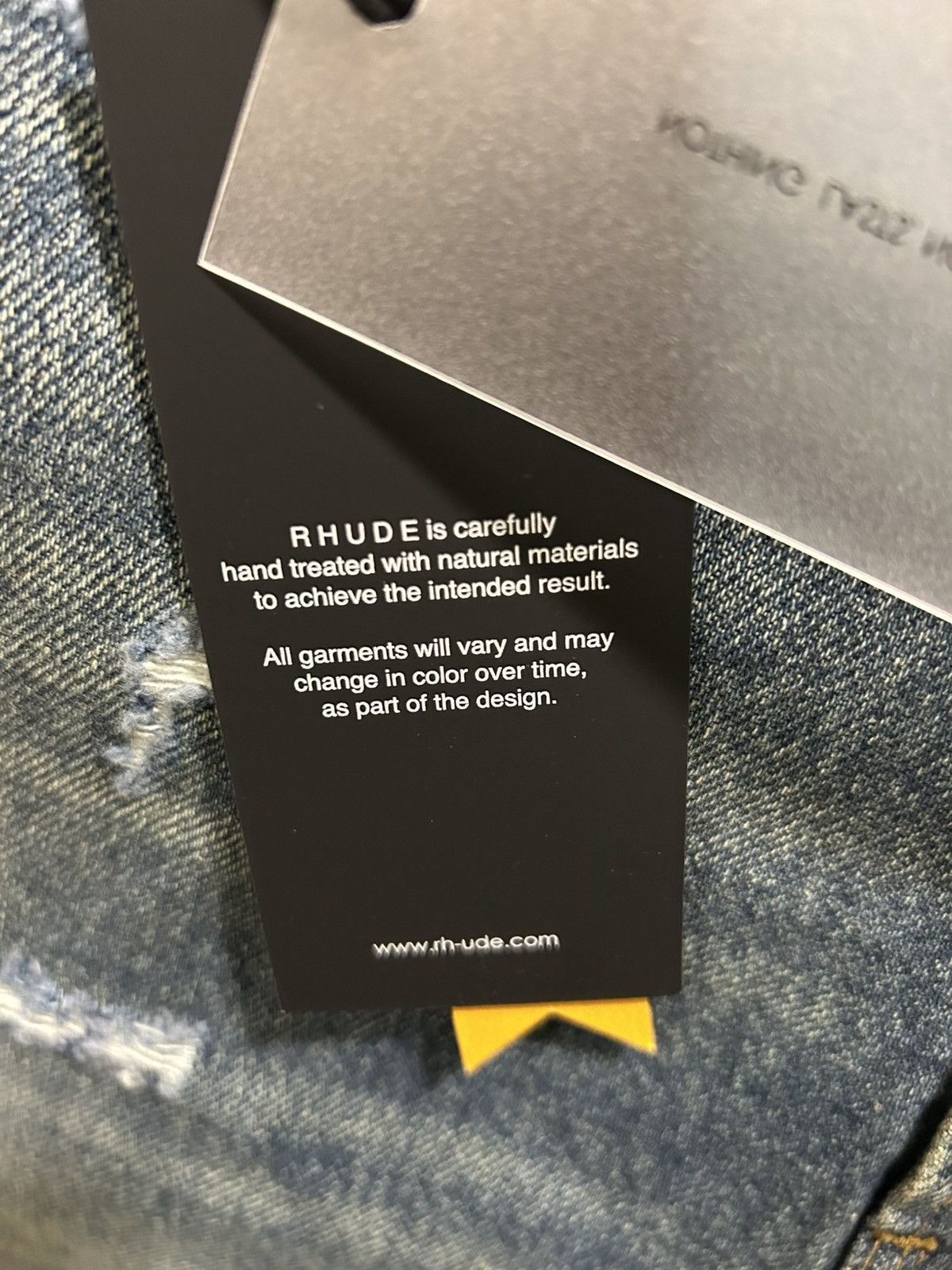 Rhude Rhude 90s indigo denim Size US 33 - 11 Thumbnail