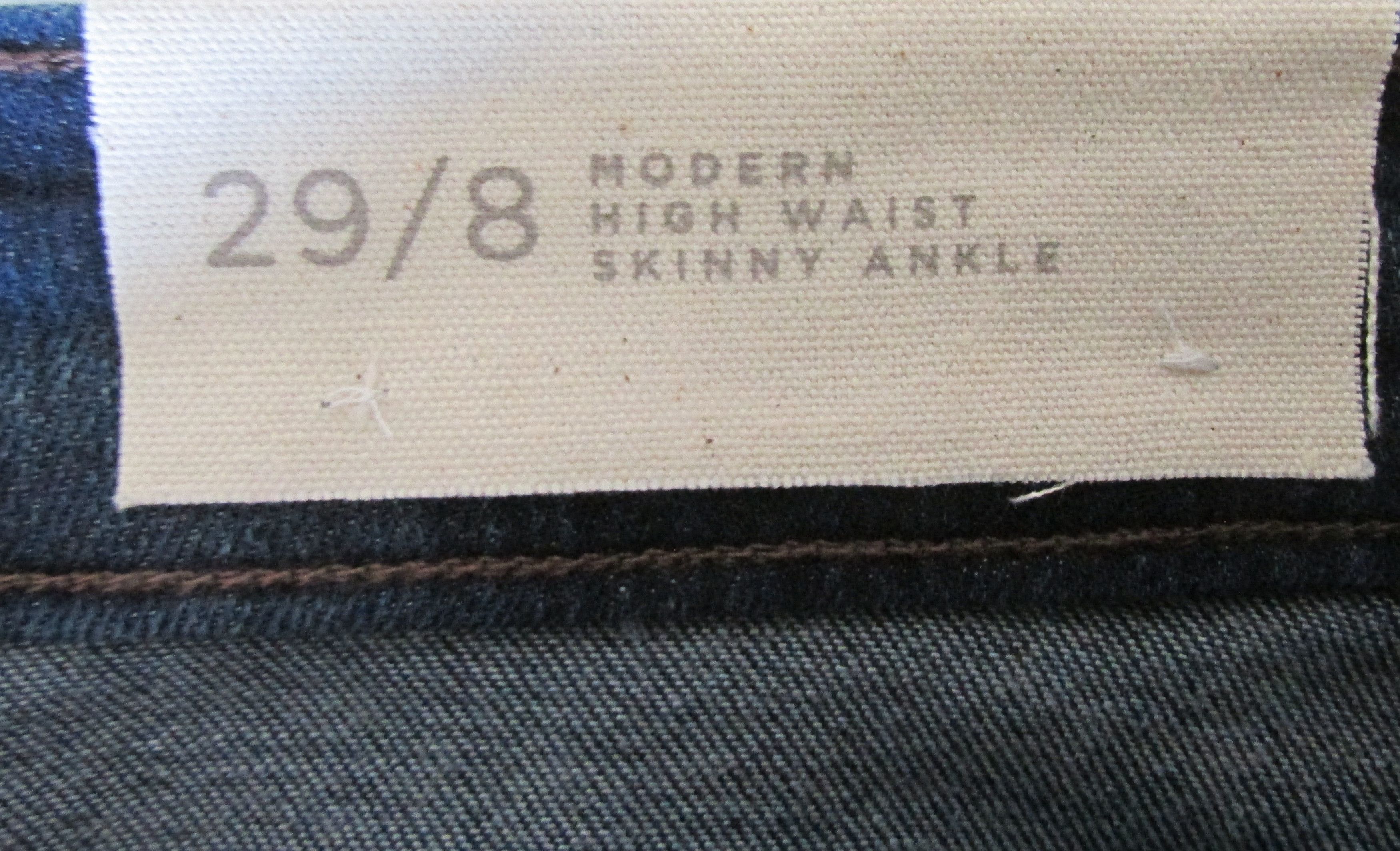 Ann Taylor Ann Taylor (NWT) Modern High Waisted Skinny Jeans Size 8 Size 30" / US 8 / IT 44 - 2 Thumbnail