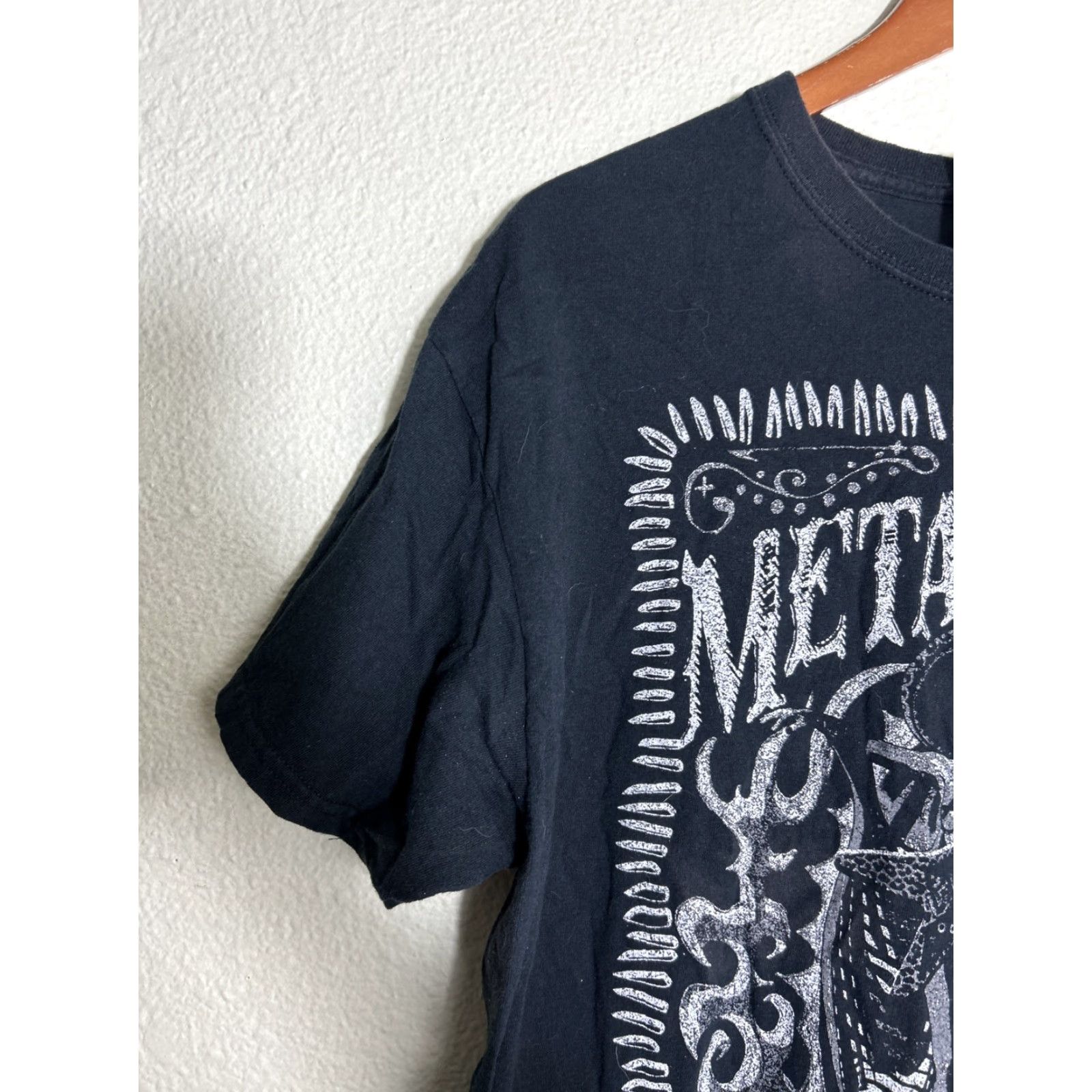Gildan Metalachi T Shirt Mens Large Black Heavy Metal Mariachi Crucified Size US L / EU 52-54 / 3 - 2 Thumbnail