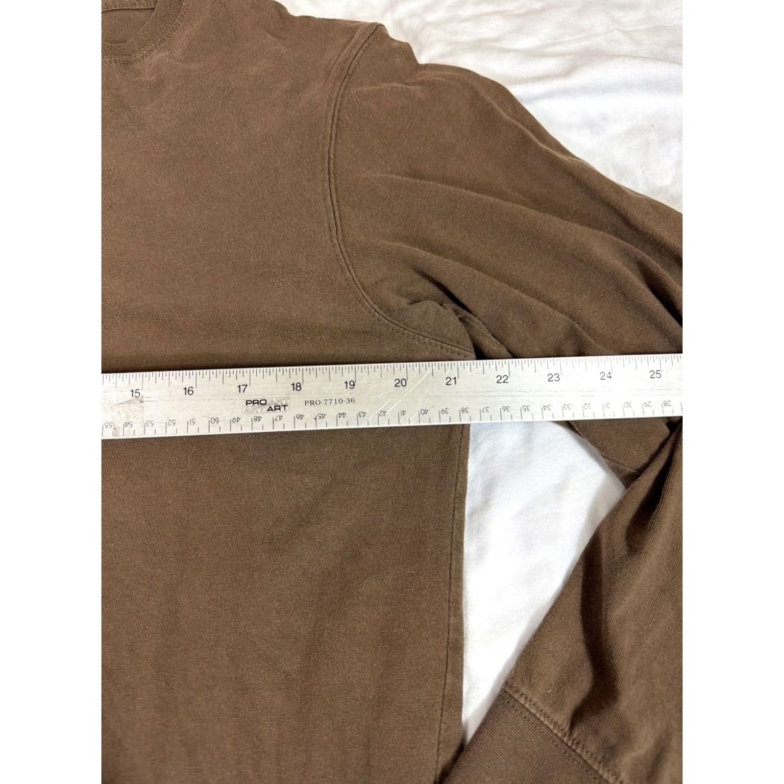 Eddie Bauer Eddie Bauer Men’s T-Shirt Long Sleeve Brown Cotton M Regular Shirt Mens Brown Long Sleeve Cotton T Shirt Size US M / EU 48-50 / 2 - 7 Thumbnail