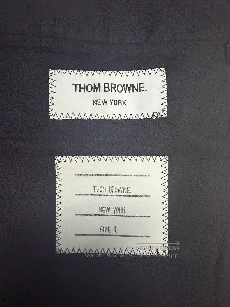 Thom Browne Thom Browne size 3 Slacks Dark Blue with Gold Buttons Size US 28 / EU 44 - 5 Thumbnail