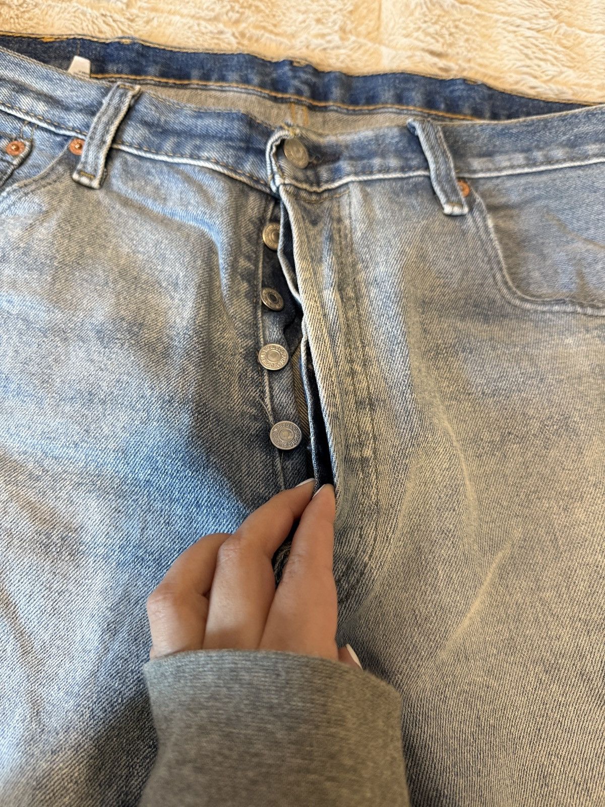 Levi's Levis Mens 501 Jeans 38 x 30 Size US 38 / EU 54 - 2 Thumbnail