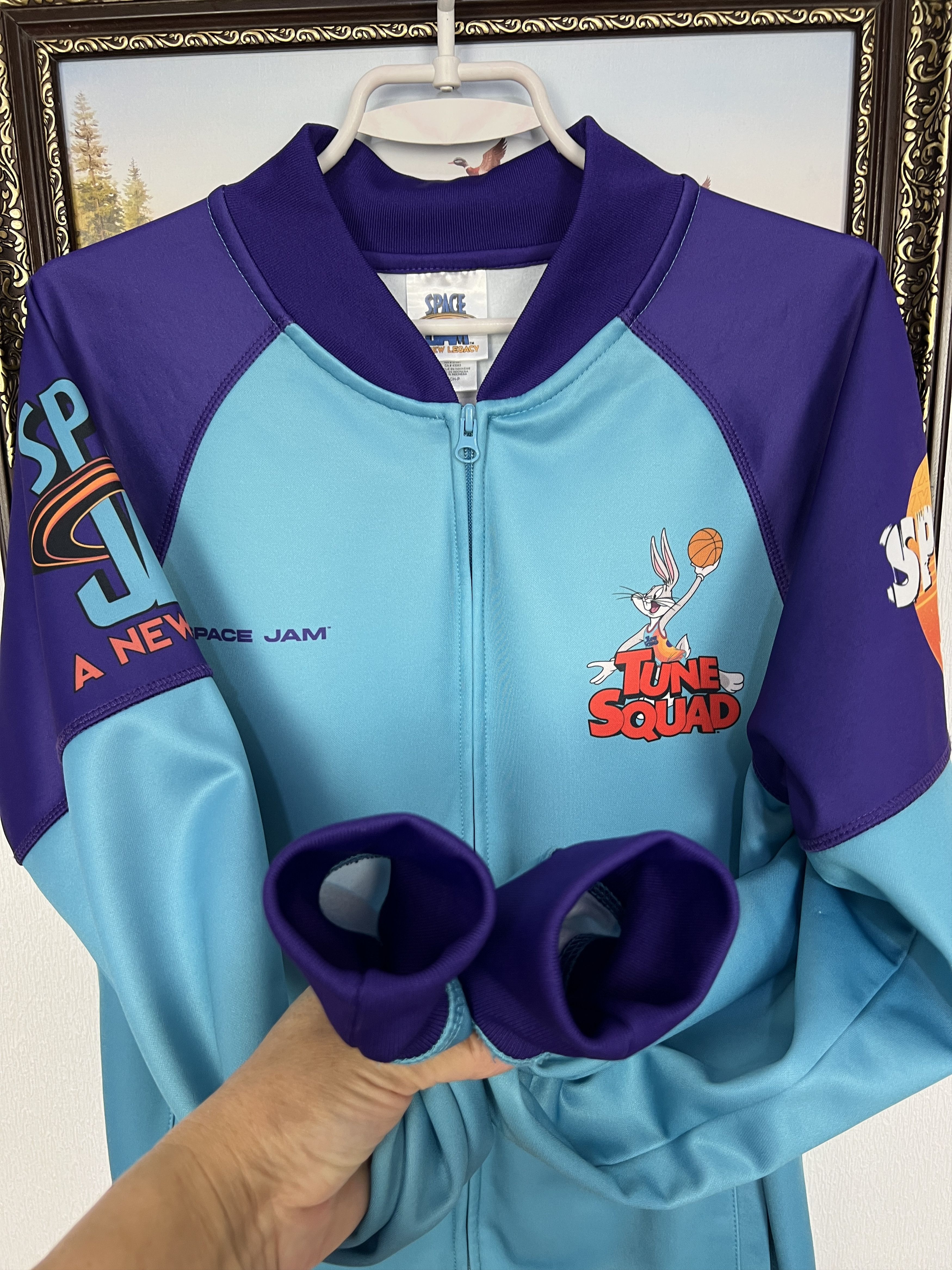 Vintage Space Jam Tune Squad Members Only NBA Blue Jacket Track Top Size US S / EU 44-46 / 1 - 9 Thumbnail