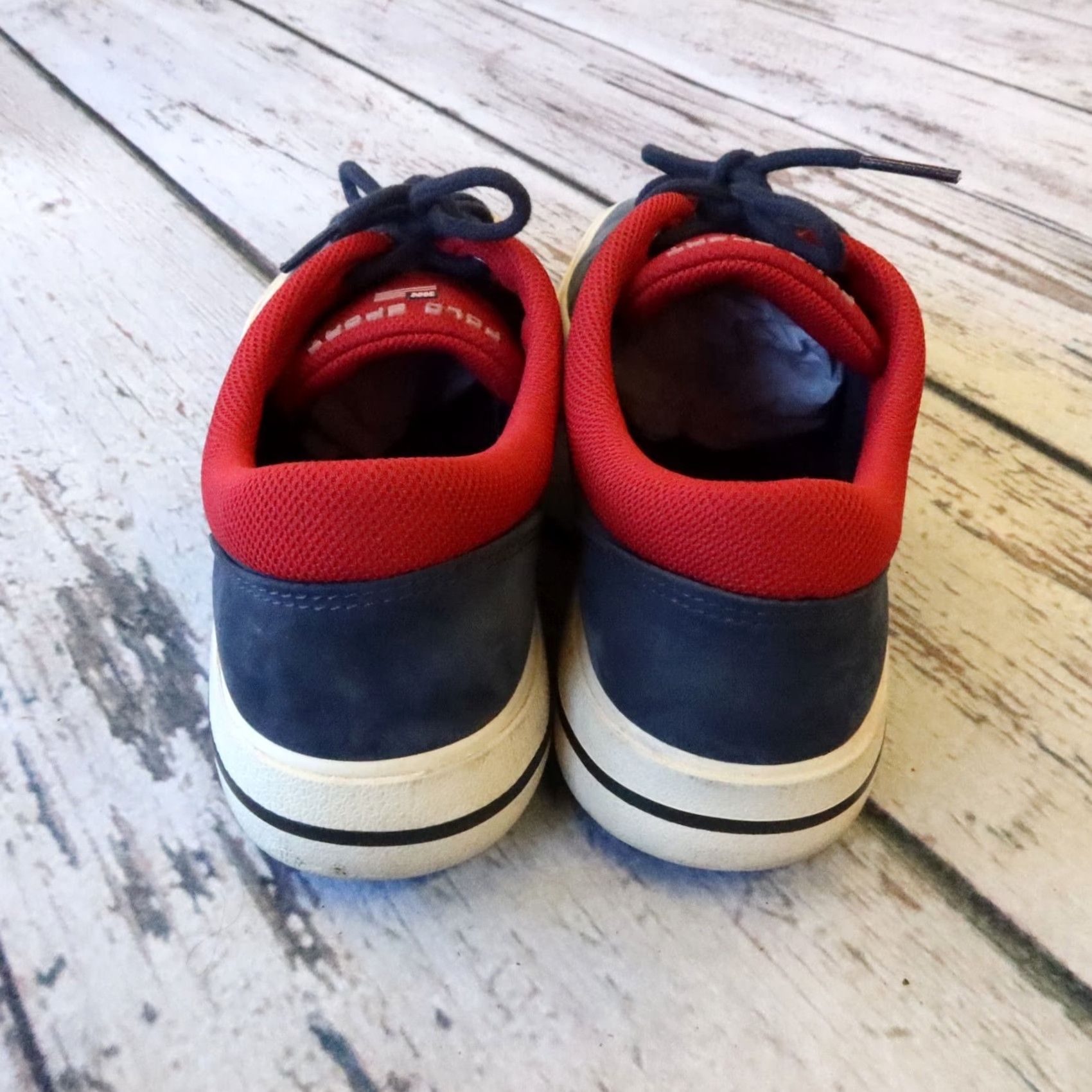 Vintage Vintage Polo Sport Shoes Nubuck Blue 90s Size 10 Mens Sneakers Size US M / EU 48-50 / 2 - 4 Thumbnail