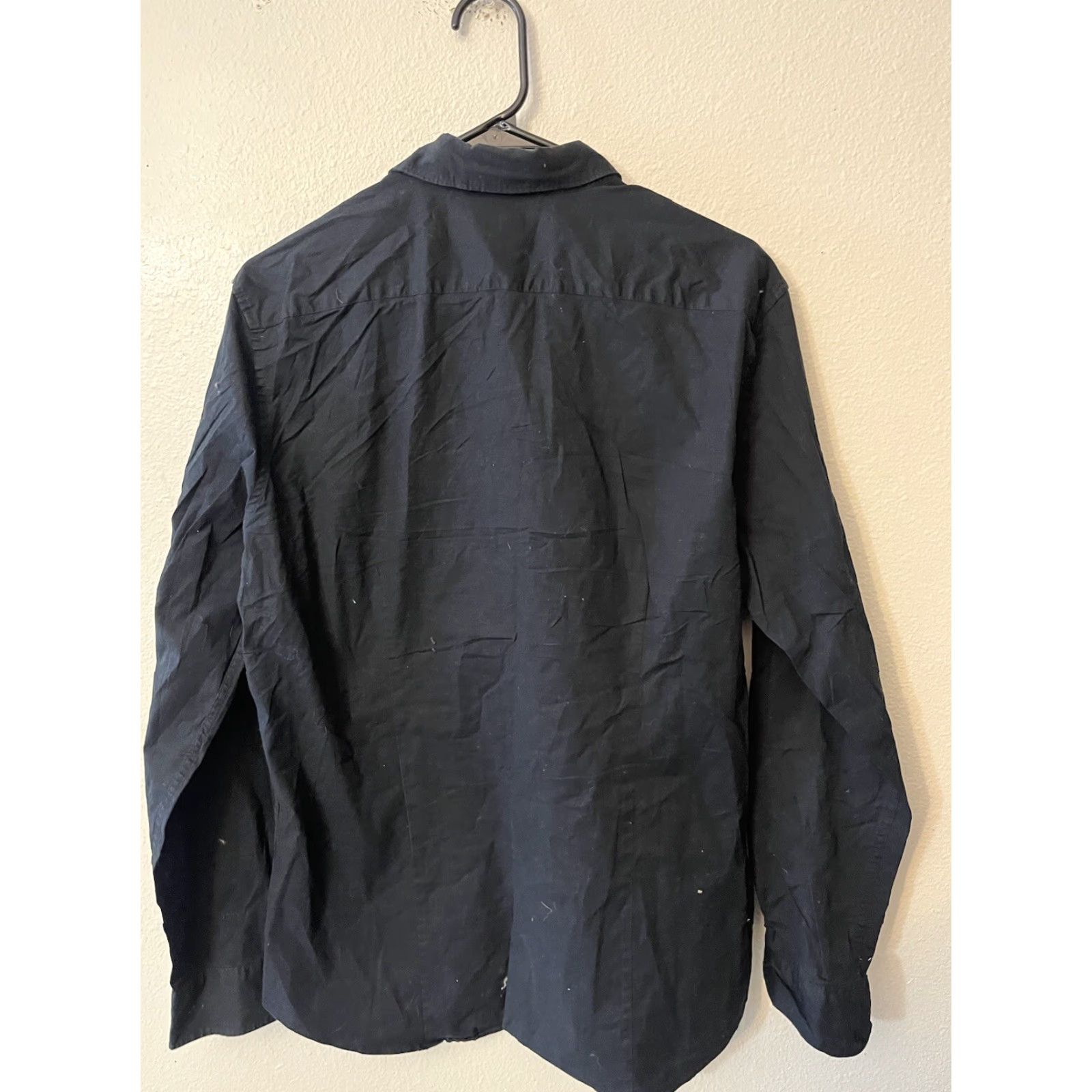 Michael Kors Michael Kors Button-Up Shirt Mens Slim Fit Black Long Sleeve Size Large Size US L / EU 52-54 / 3 - 4 Thumbnail