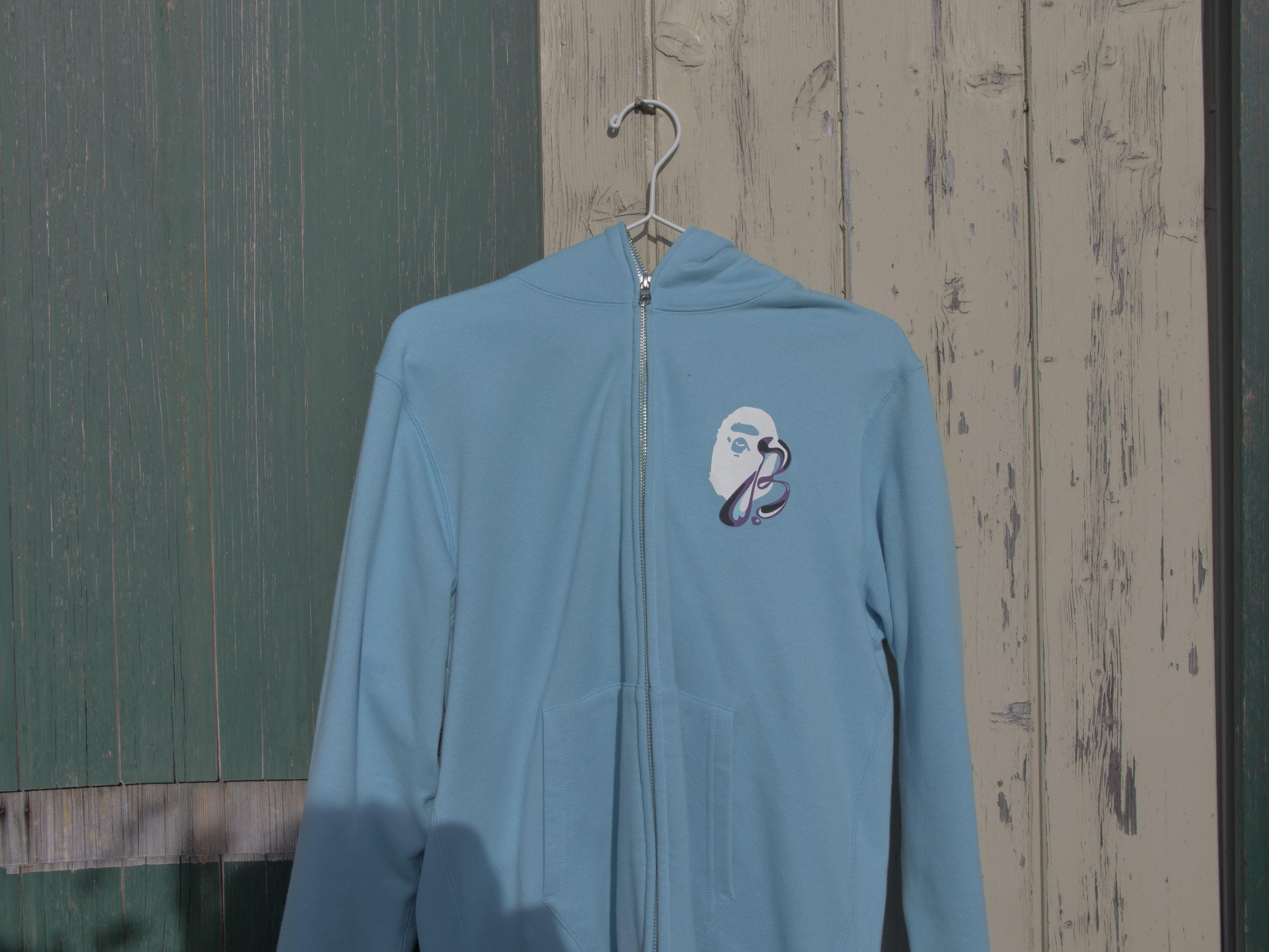 Bape Marble Camo Liquid College Full Zip Hoodie Size US L / EU 52-54 / 3 - 2 Thumbnail
