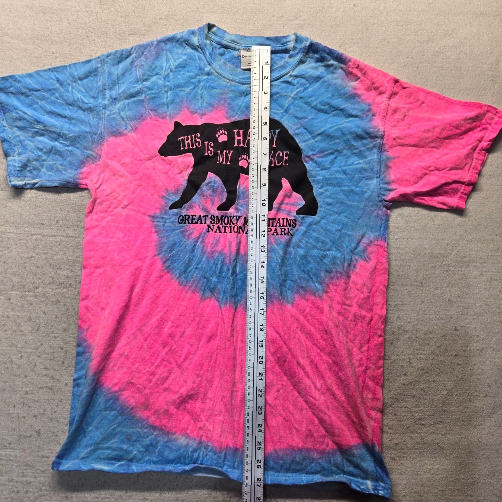Greats Great Smoky Mountains Shirt Adult Men's M Multicolor Graphic Tee Mountains Mens Size US M / EU 48-50 / 2 - 7 Thumbnail