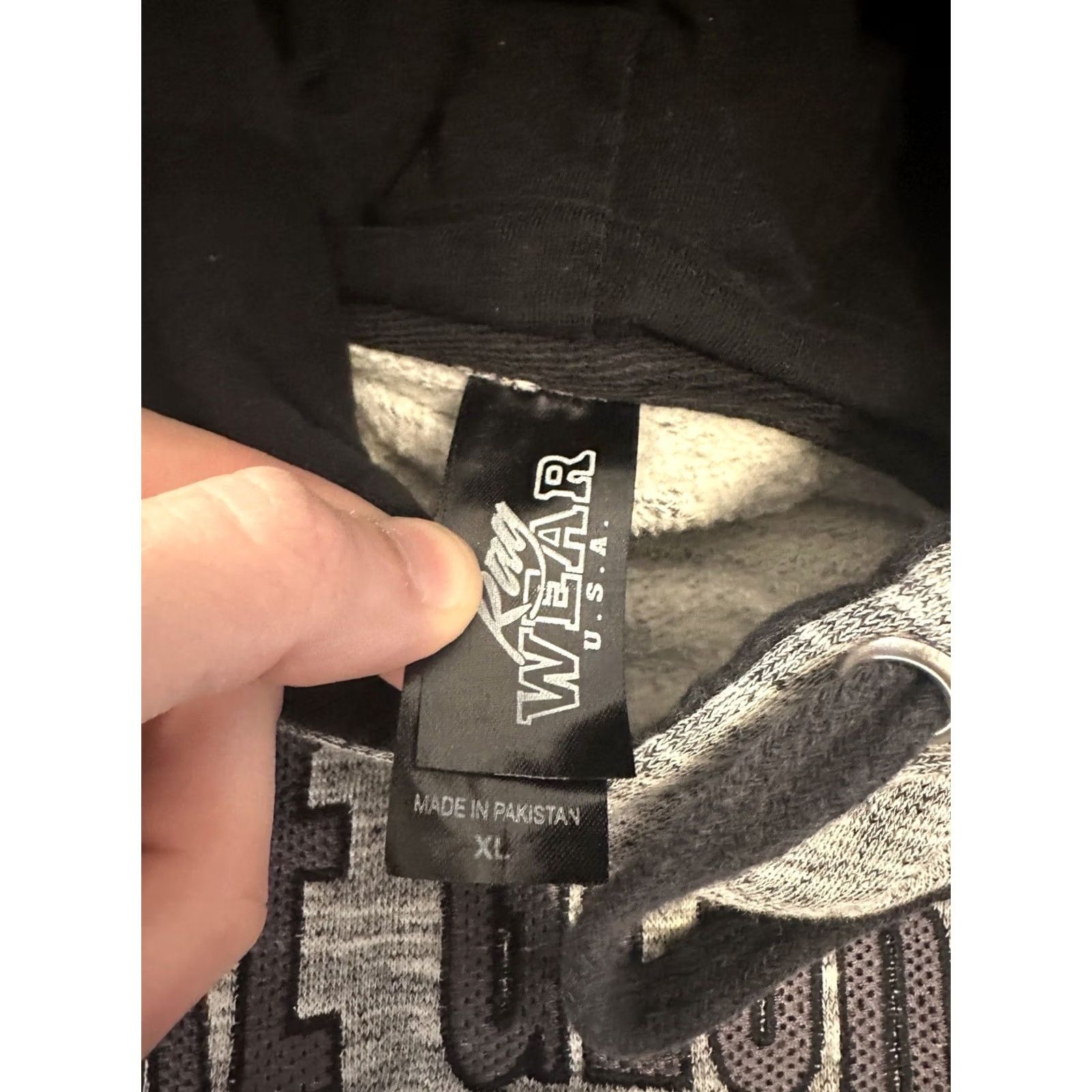 The North Face The North Face Hoodie Sweatshirt XL Gray Unisex Adults Pullover Hooded Athletic 100% Polyester Lake George New York Rey Wear Size XL / US 12-14 / IT 48-50 - 2 Thumbnail