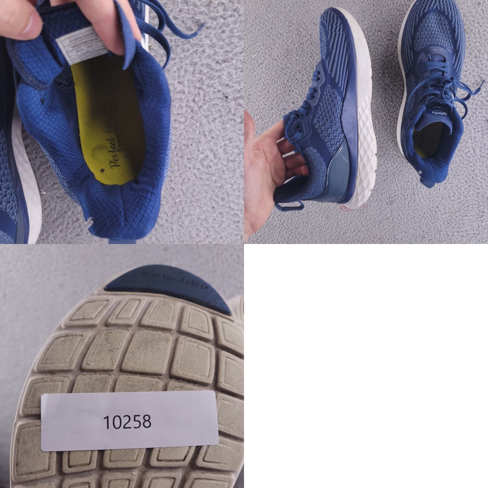 Vintage Gravity Defyer XLR8 Sneakers Women US 12 Running Shoes Blue - Sports Athletic, Casual, 2021, Low Top, Rubber Outsole, Comfortable Size US 12 / IT 42 - 8 Thumbnail