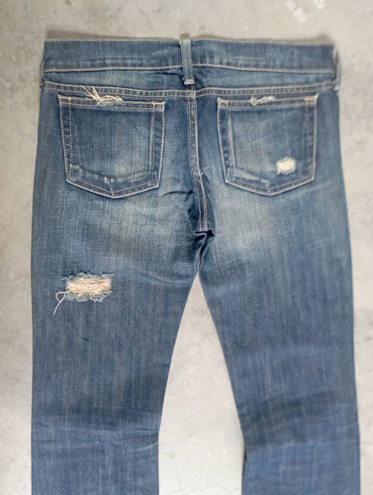 Tornado Mart Flare Jeans Made In Japan Mud Rusty Black By Moussy Bootcut Size 24" / US 00 / IT 34 - 5 Thumbnail