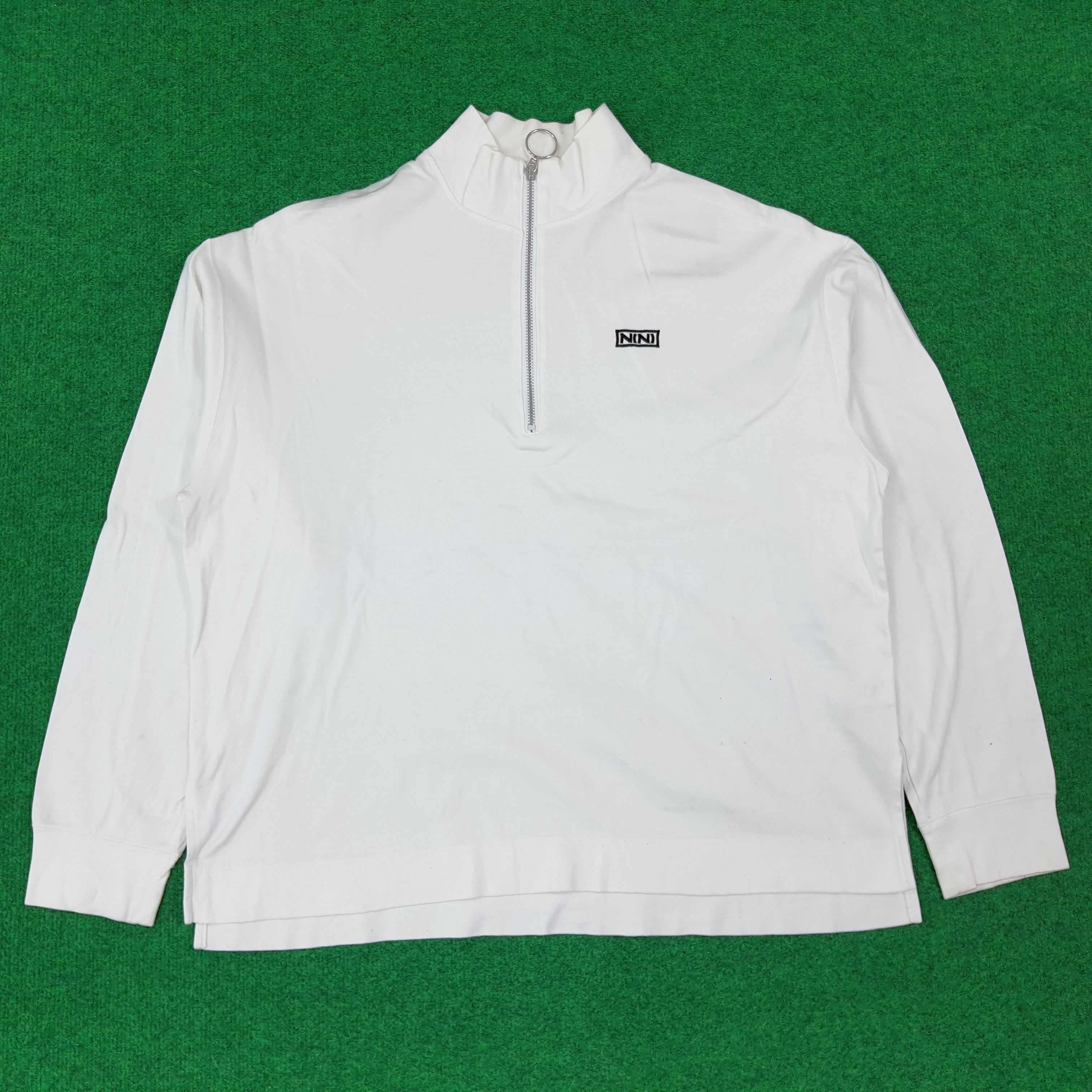 Number (N)ine Vintage Number Nine Half Zip Mock Neck C276N54 Size US XL / EU 56 / 4 - 3 Thumbnail