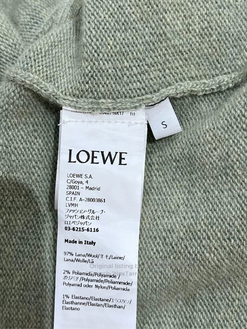 Loewe Loewe V-neck Asymmetric Deer Pattern Jacquard Long Sleeve Size S / US 4 / IT 40 - 4 Thumbnail