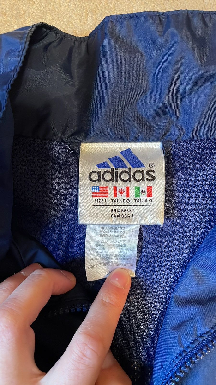 Adidas × Vintage Adidas Windbreaker Size US L / EU 52-54 / 3 - 2 Thumbnail