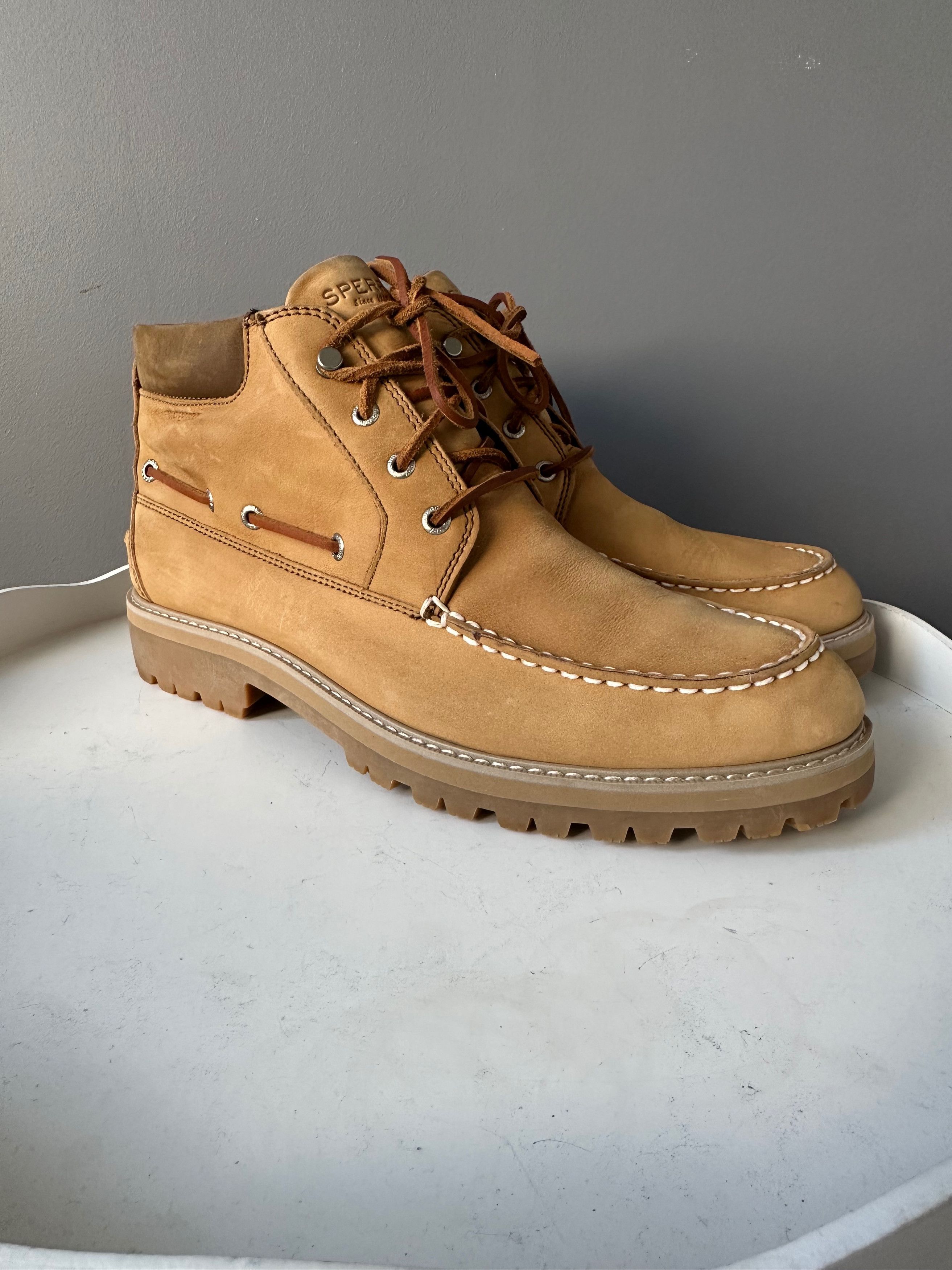 Sperry Sperry Waterproof Shoes Lug Chukka Boot Tan Leather Size US 12 / EU 45 - 6 Thumbnail
