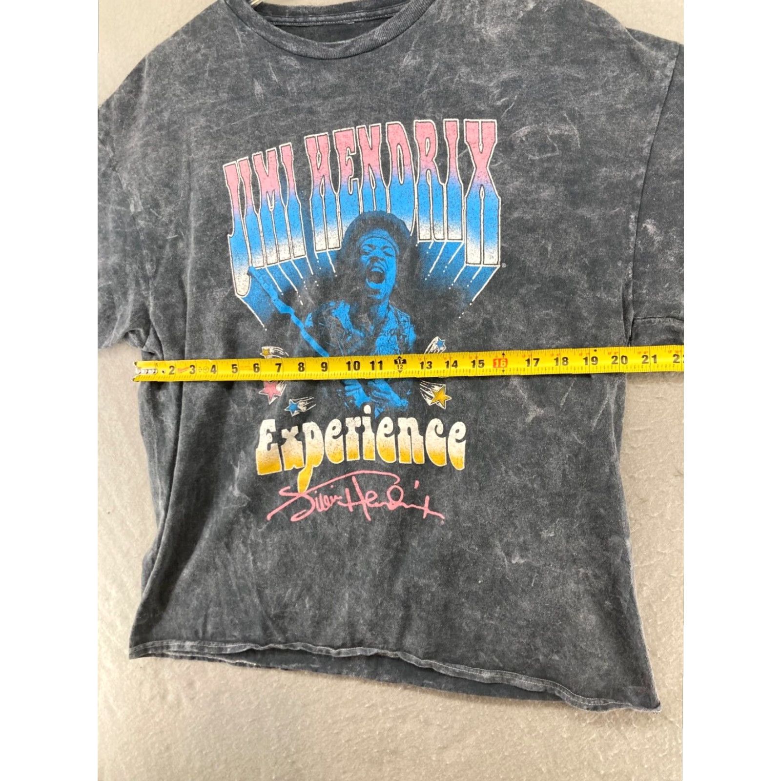 Vintage Jimi Hendrix Rock Band T-Shirt Large Gray Short Sleeve Womens Size L / US 10 / IT 46 - 2 Thumbnail