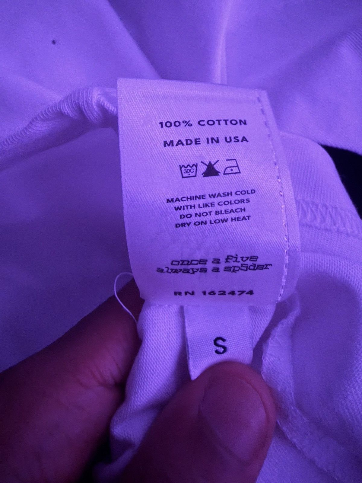 Sp5der Sp5der shirt rhinestone Size US S / EU 44-46 / 1 - 8 Thumbnail