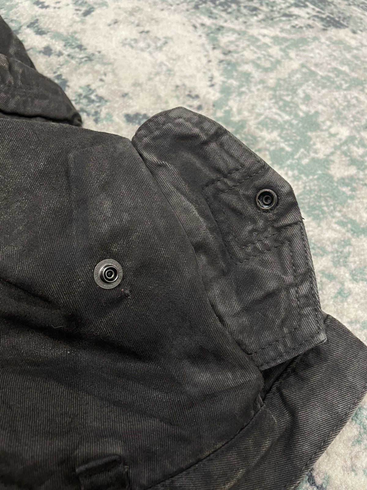 Tornado Mart Tornado Mart Waxed Multipocket Coated Denim Pants Size US 30 / EU 46 - 19 Thumbnail