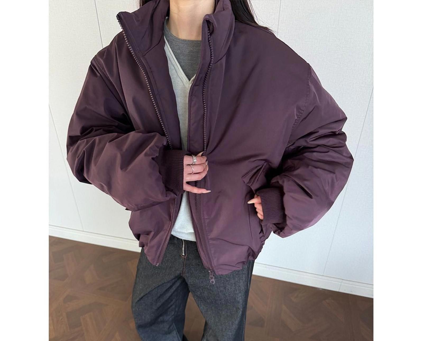 Japanese Brand Oversized Puffer Jacket, High Collar Winter Coat Size US M / EU 48-50 / 2 - 1 Thumbnail