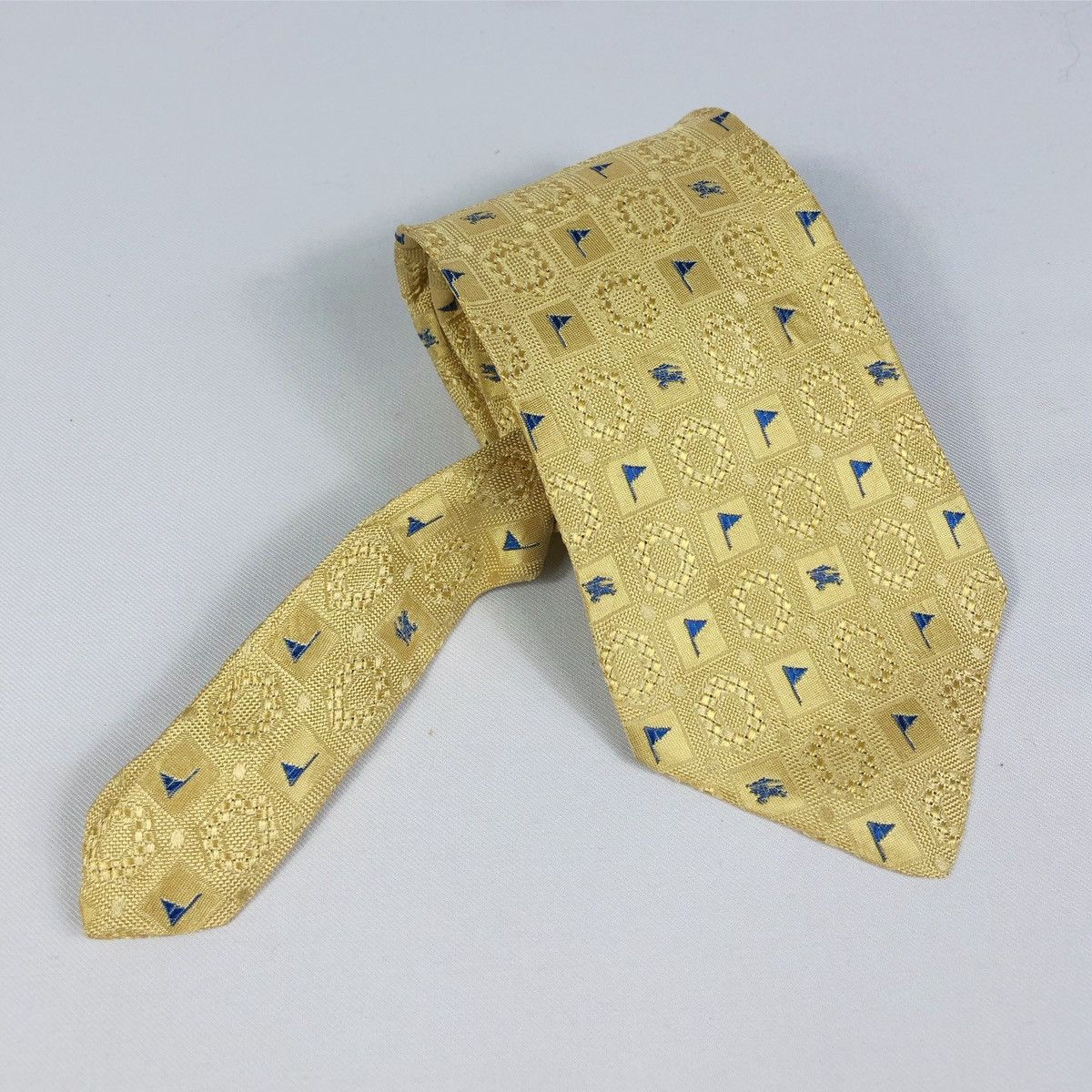 Burberry Prorsum Rare Vintage Burberrys Silk Tie Made in Italy Size ONE SIZE - 9 Thumbnail