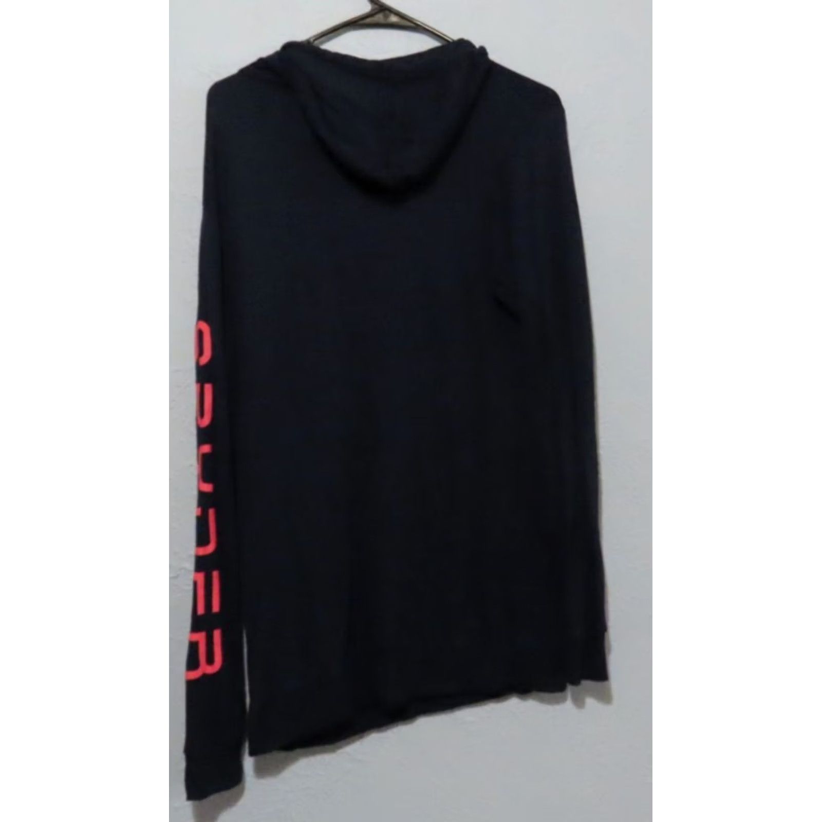 Spyder SPYDER Sleepwear Navy Cotton Blend Hoodie Womens Size M Pajama Top Blue Solid Long Sleeve Drawstring Hooded Spider Size M / US 6-8 / IT 42-44 - 7 Thumbnail
