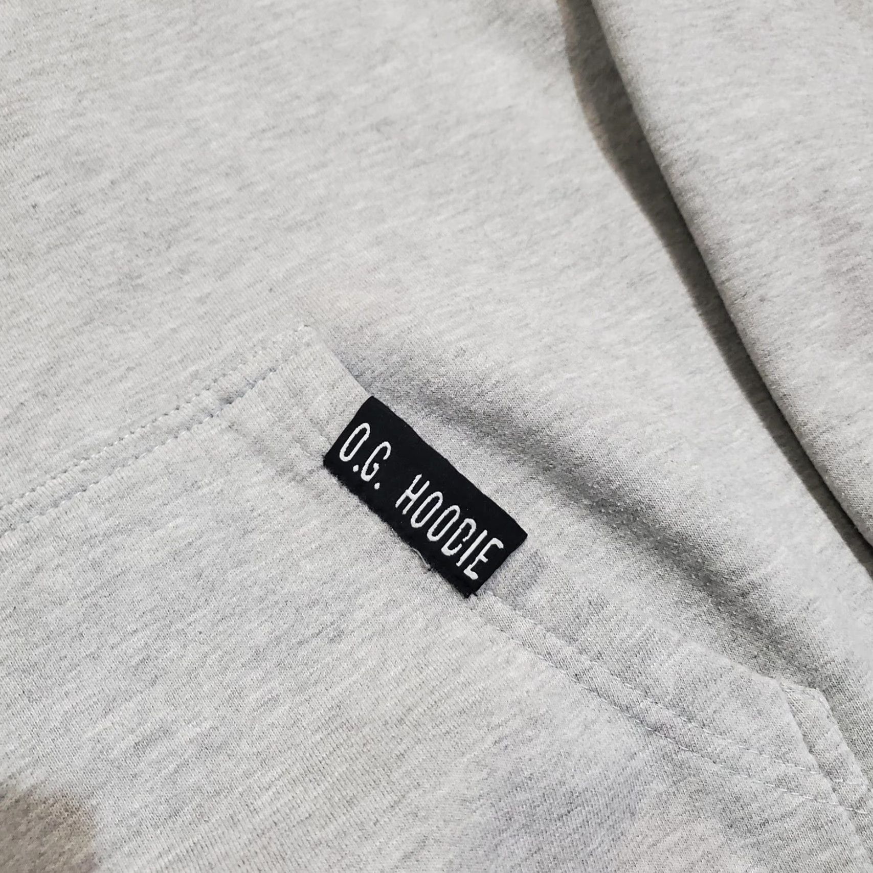 Vintage RAW Hoodie Mens XL Gray Pullover Graphic Print Front Logo Back Emblem Pockets 52% Cotton 48% Polyester Size US XL / EU 56 / 4 - 5 Thumbnail