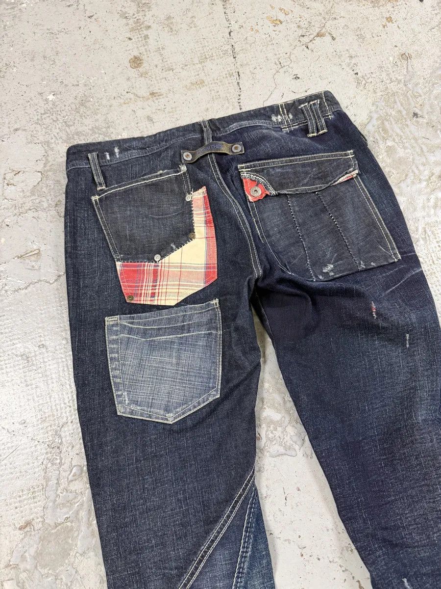 Marithe + Francois Girbaud 2000s Marithé + François Girbaud Navy Denim Jeans Size US 32 / EU 48 - 5 Thumbnail