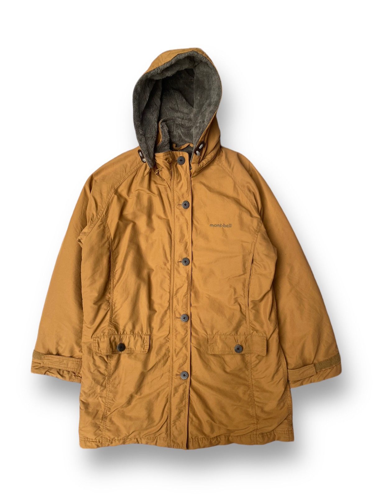 image of Montbell Polartec Hoodies Long Jacket. C2 in Brown, Men's (Size Medium)