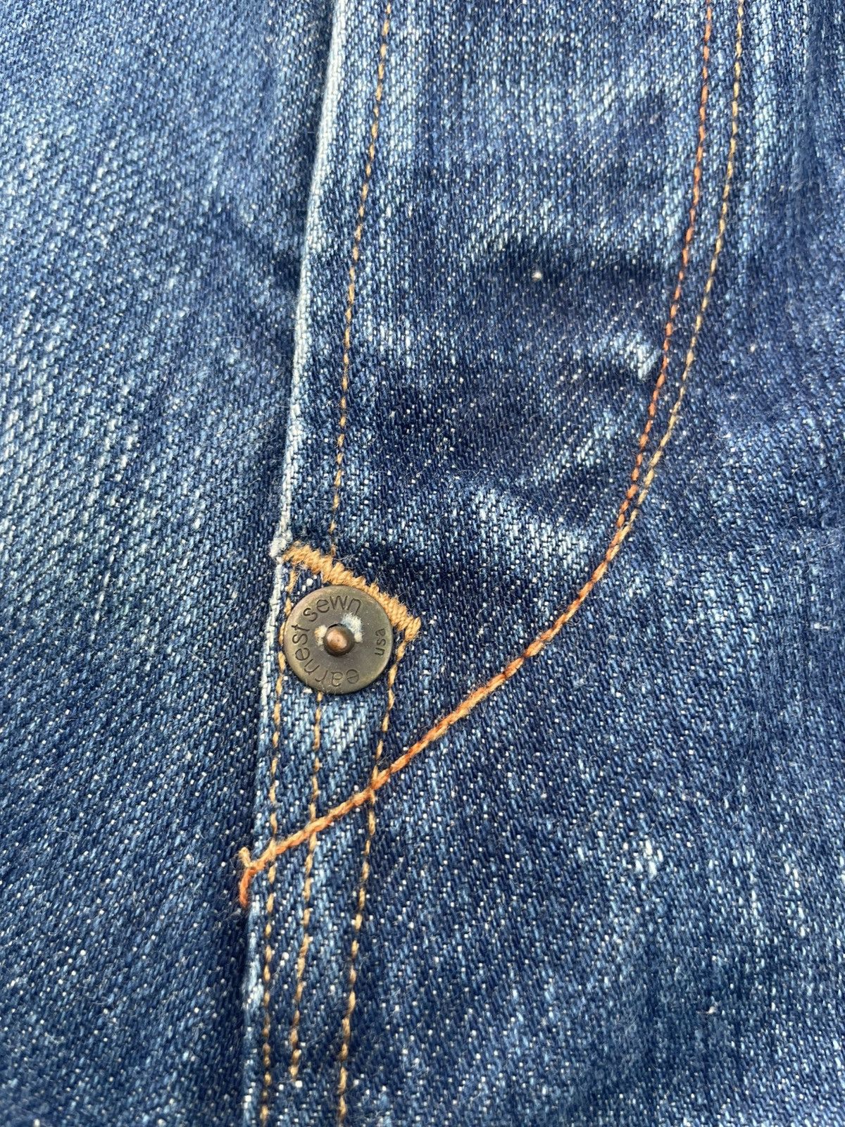 Earnest Sewn Earnest Sewn Flare Distresed Jeans Size US 35 - 22 Thumbnail